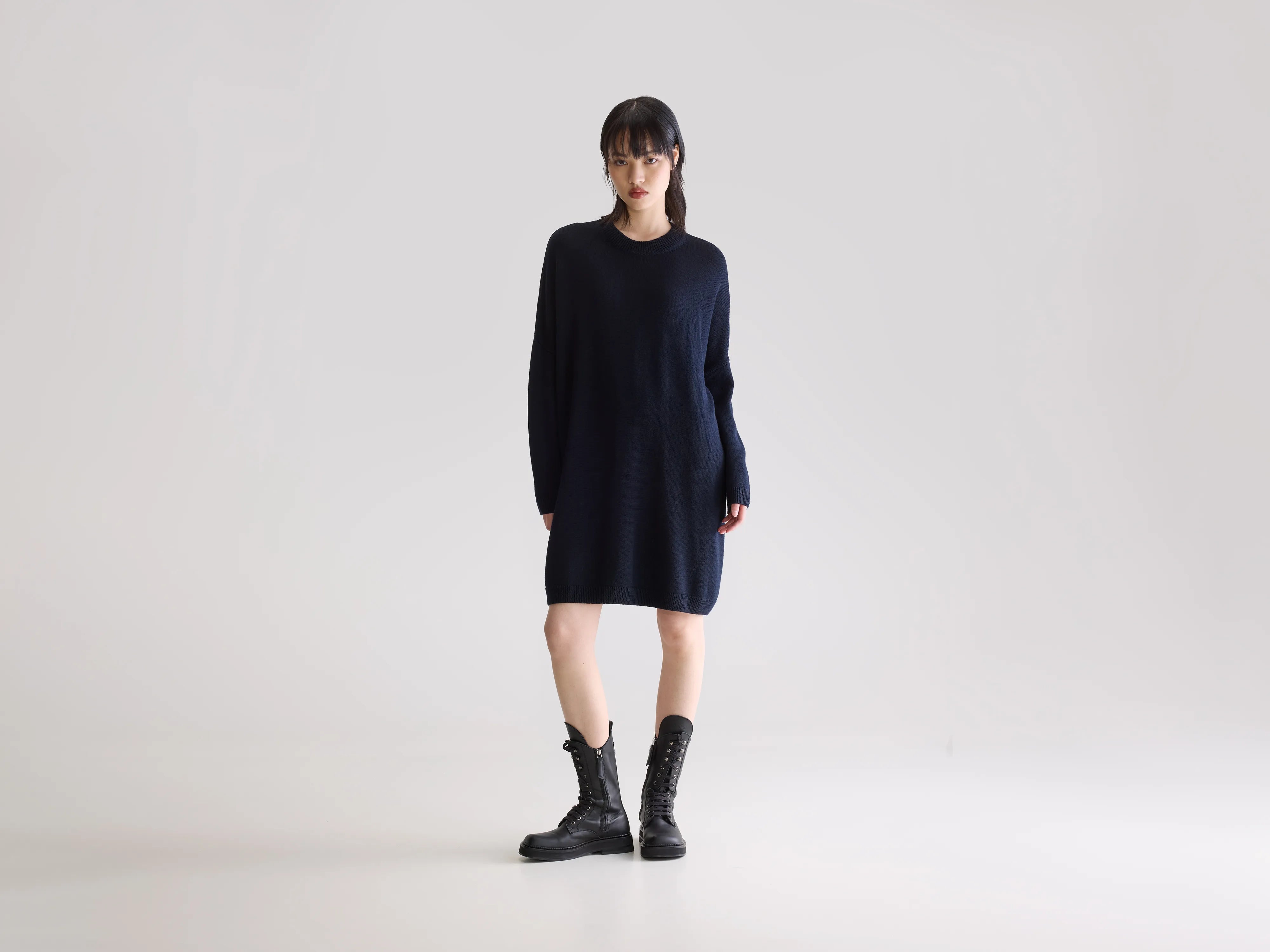 Senisa knit dress (252 / W / NAVY)