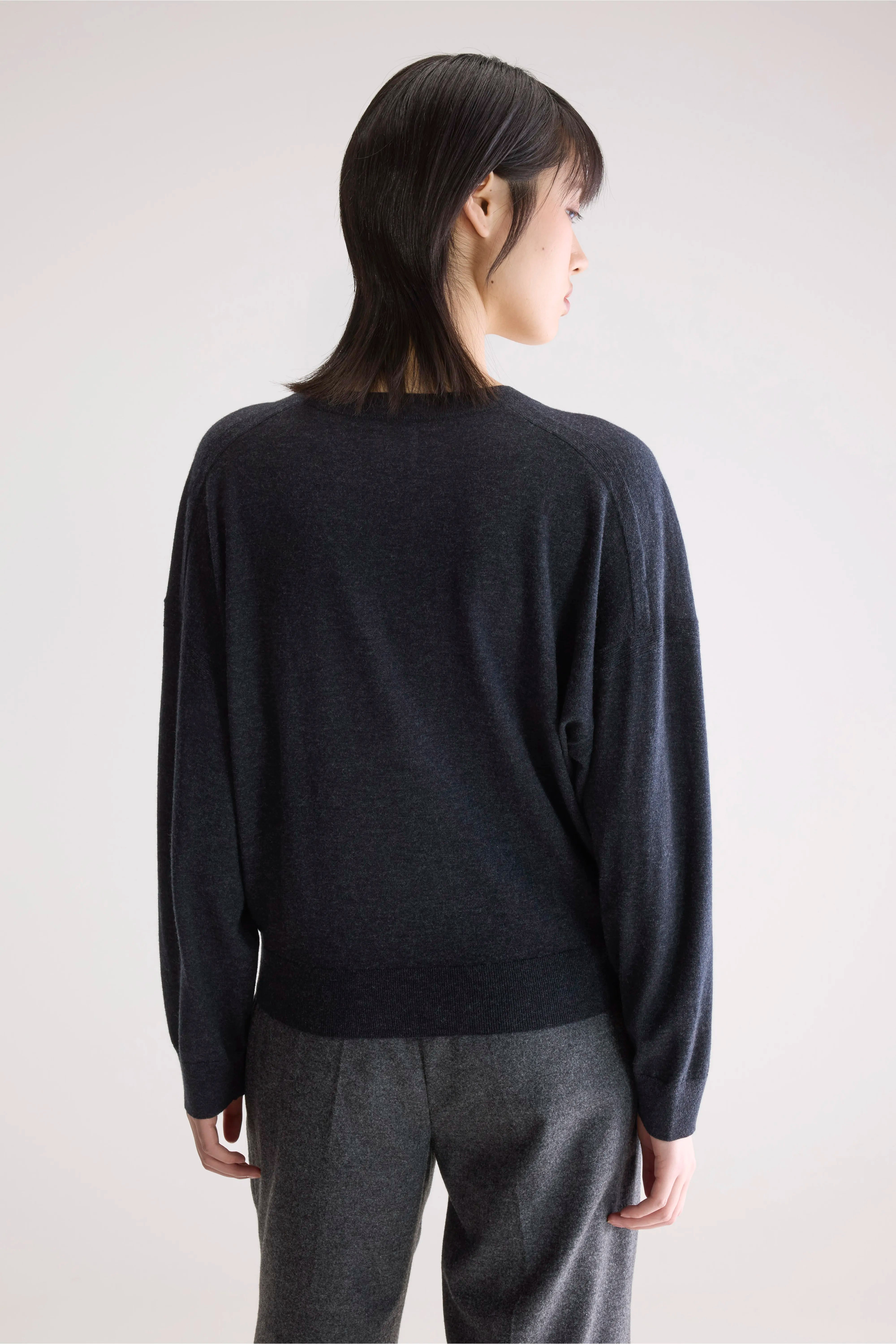 Arybev Trui Met V-hals - Anthracite Voor Dames | Bellerose