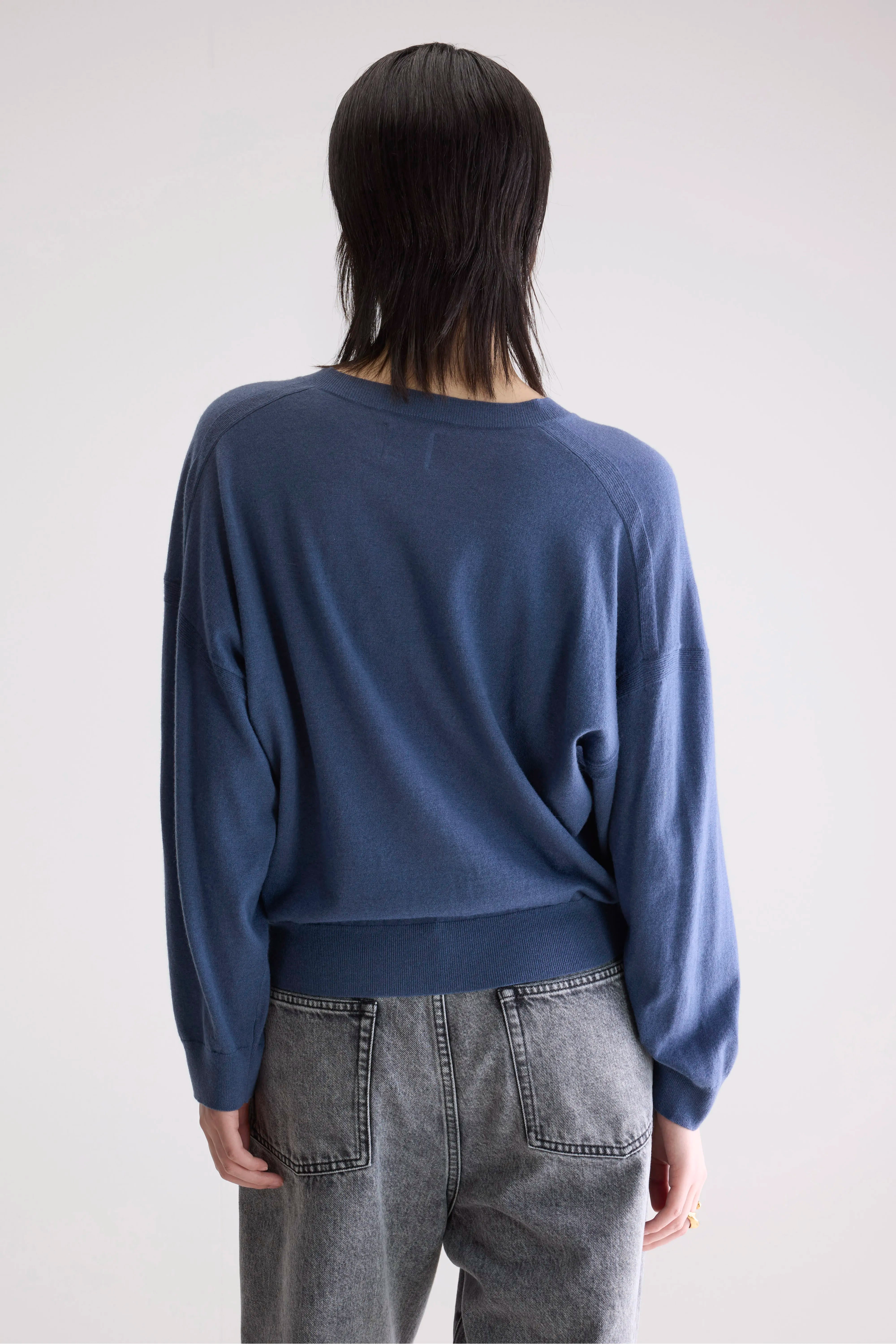 Pull col V Arybev (252 / W / BLUES)