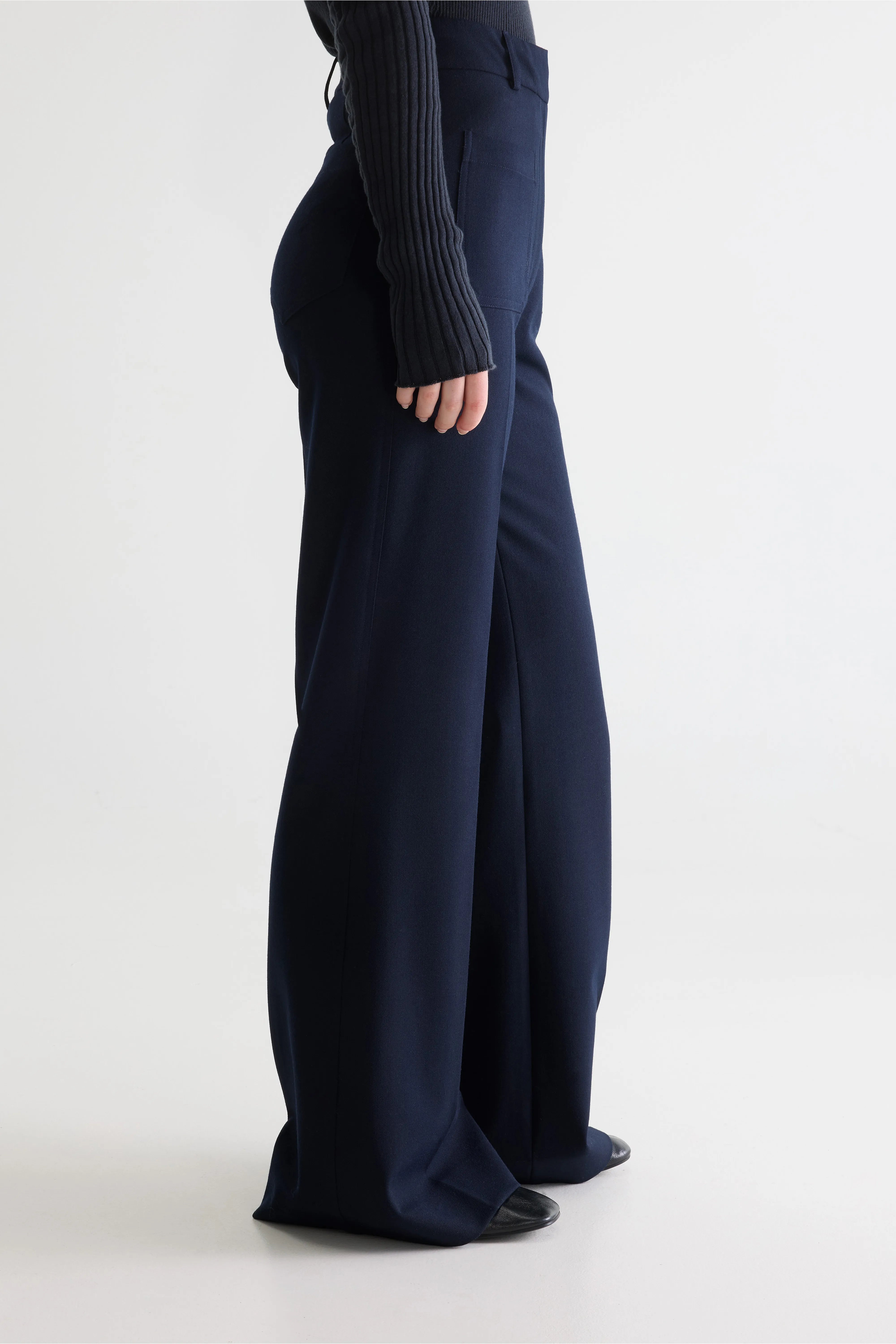 Pantalon Slim Vinh - Dark navy Pour Femme | Bellerose