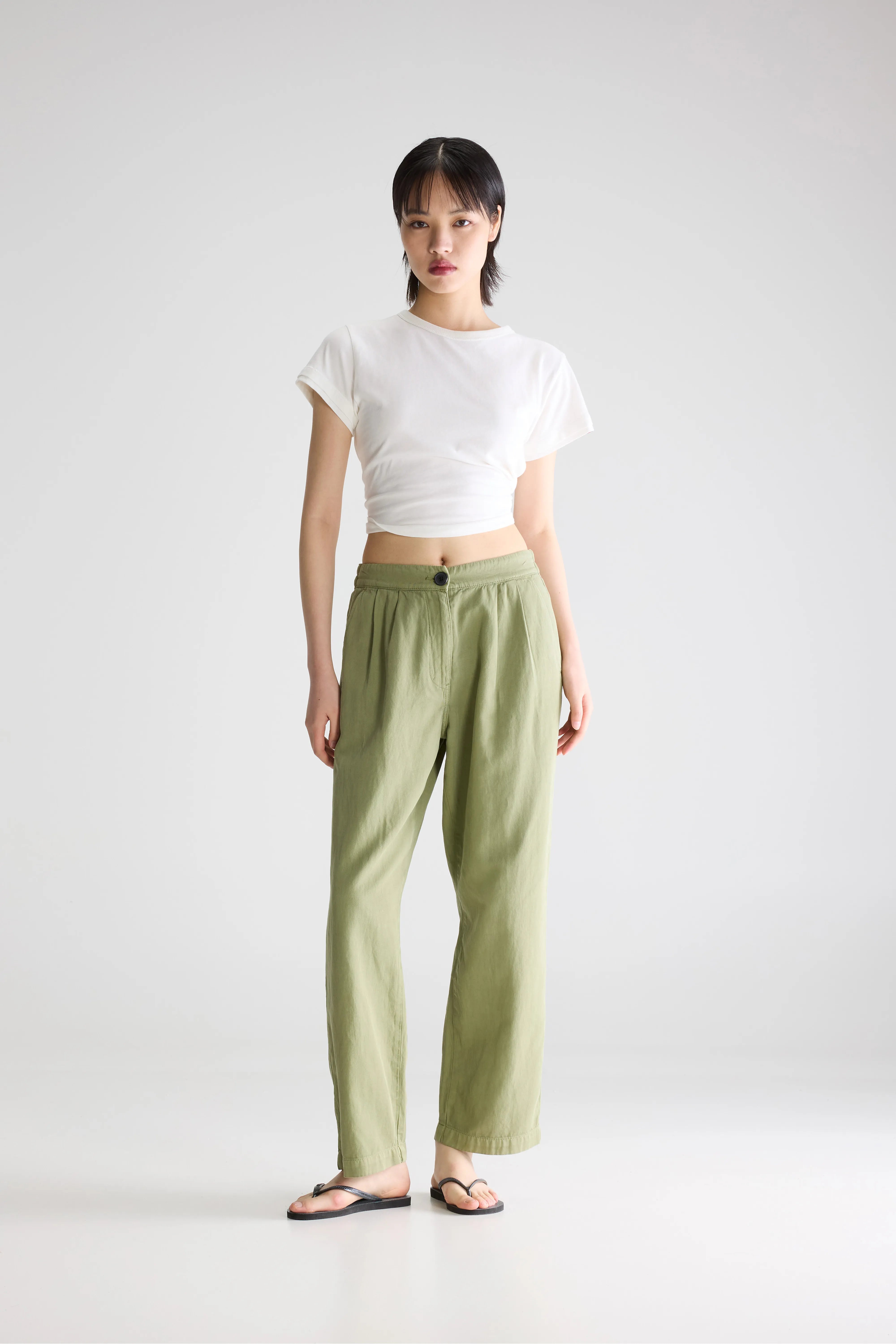 Pantalon Classique Pillow - Thym Pour Femme | Bellerose