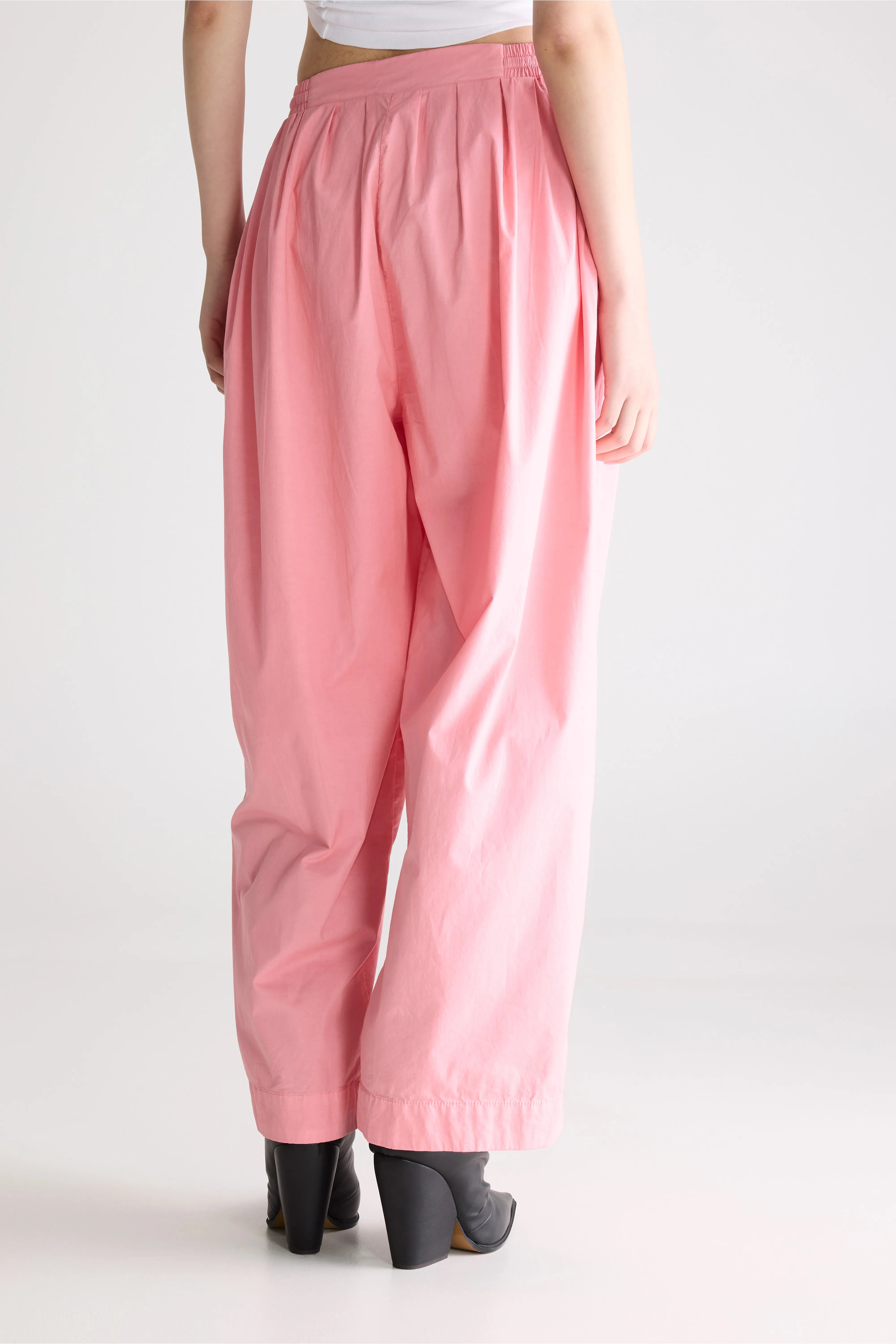 Whisper Cropped Trousers - Geranium For Women | Bellerose