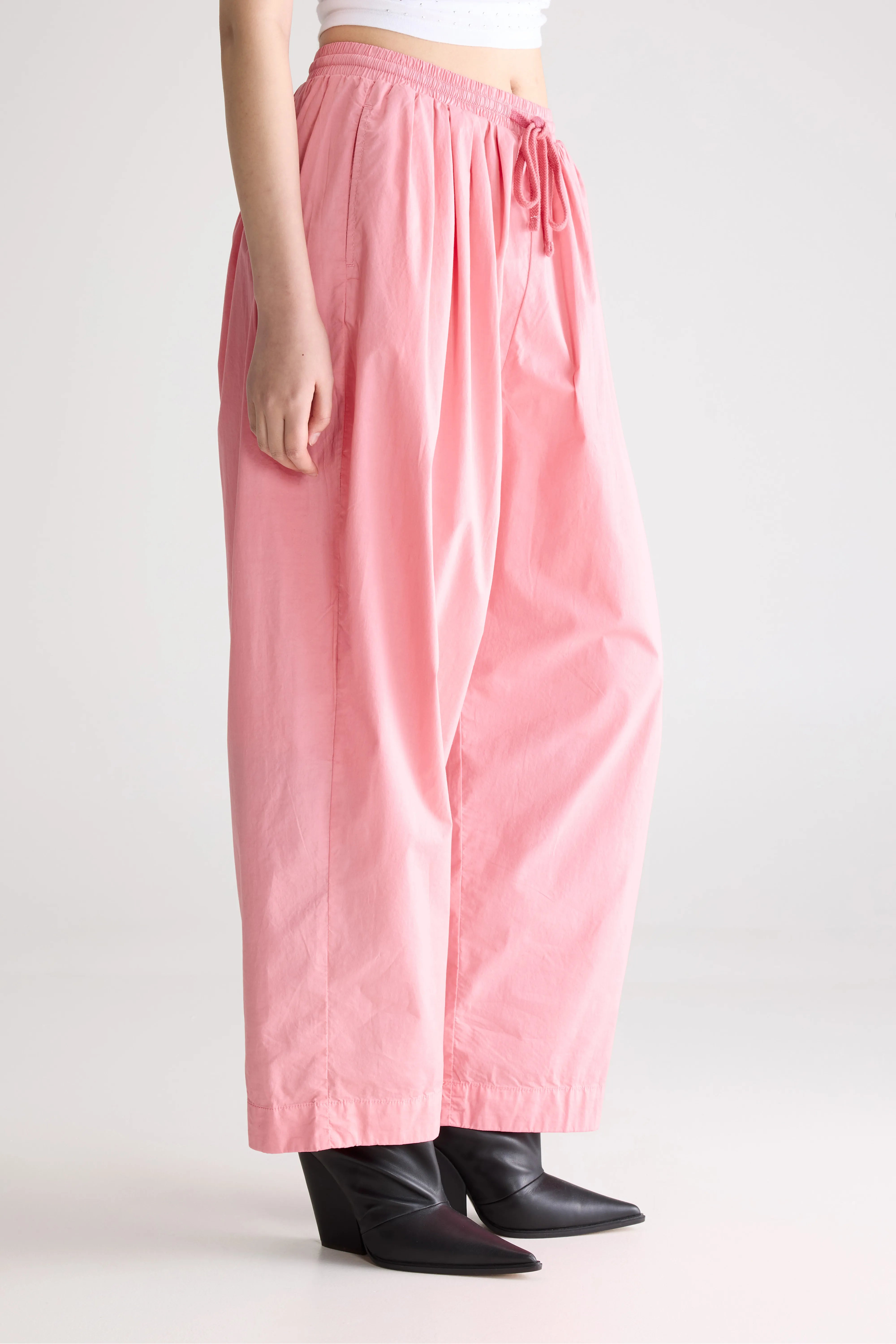 Whisper Cropped Trousers - Geranium For Women | Bellerose