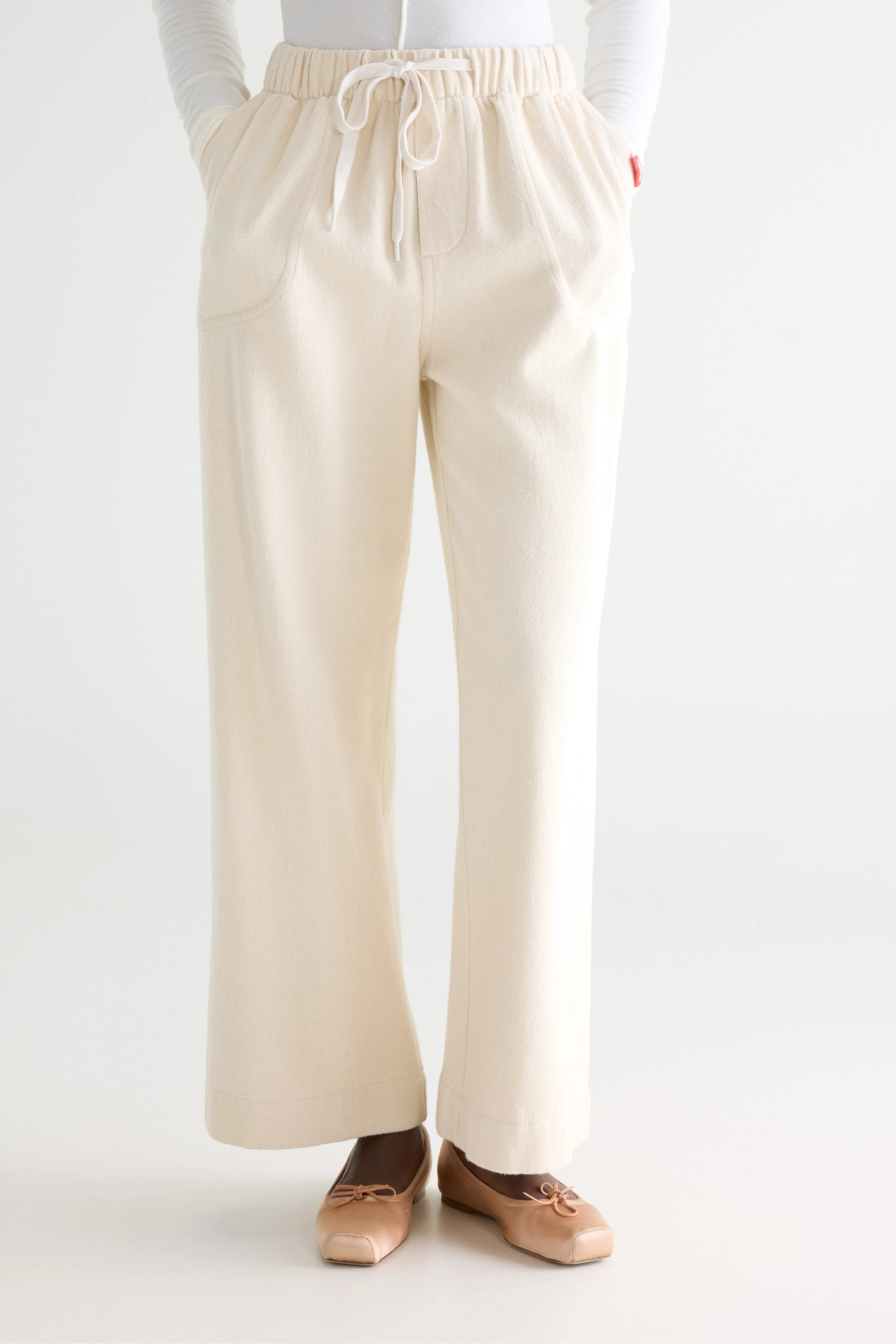 Juna Relaxte Broek - Natural Voor Dames | Bellerose