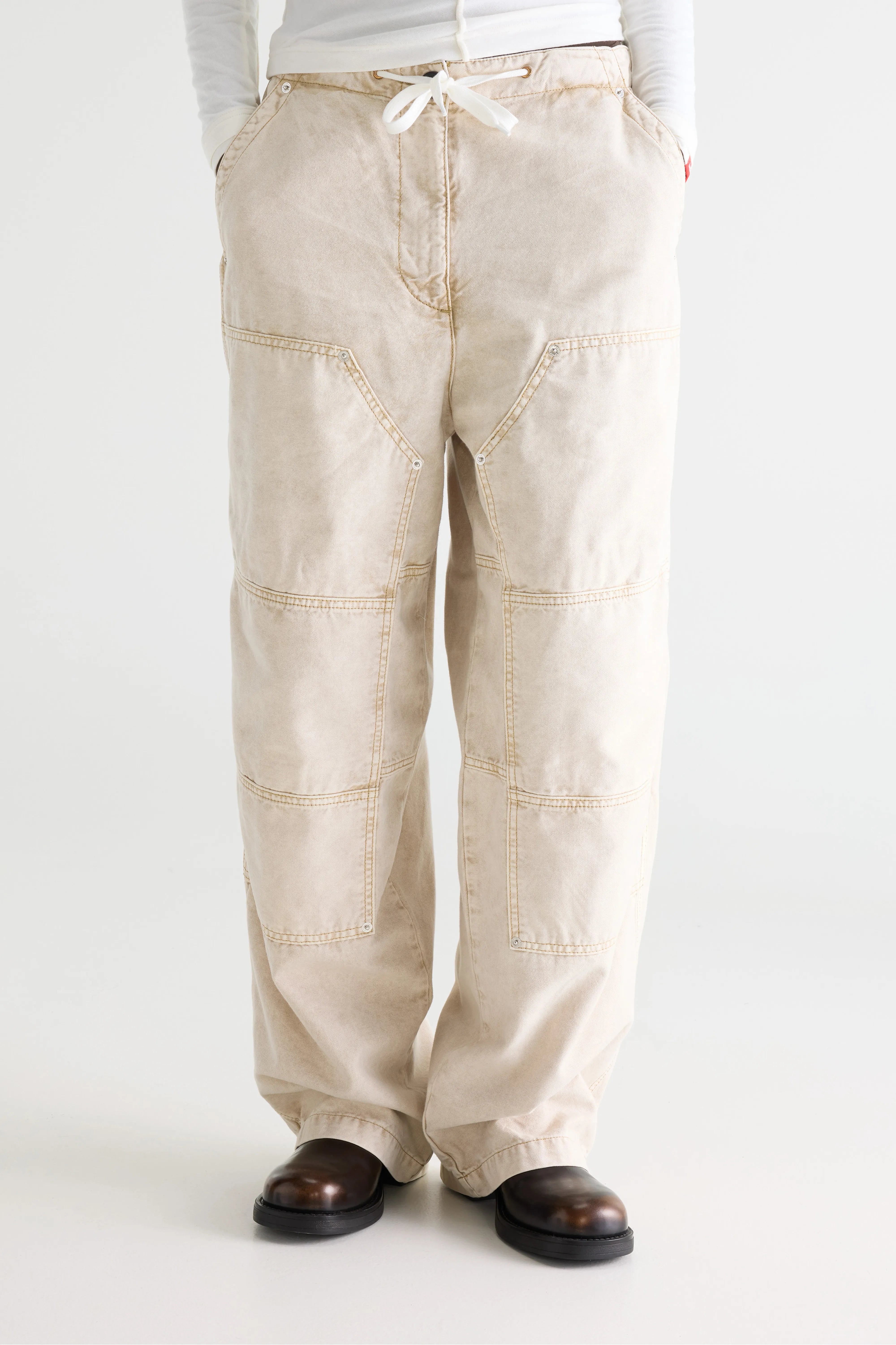Phantom Wijde Broek - Beige Voor Dames | Bellerose