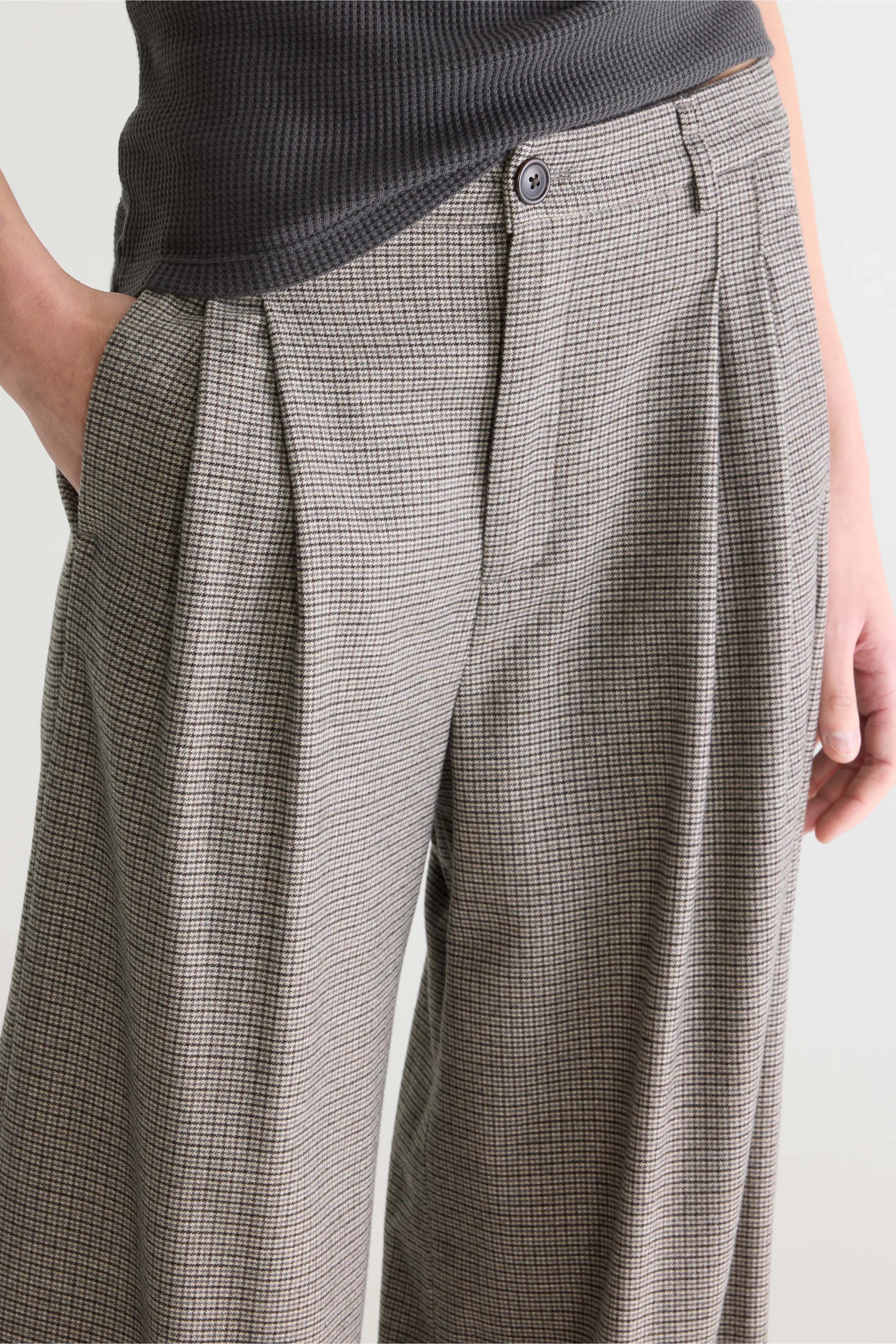 Pantalon de tailleur large Volkert (261 / W / CHECK A)