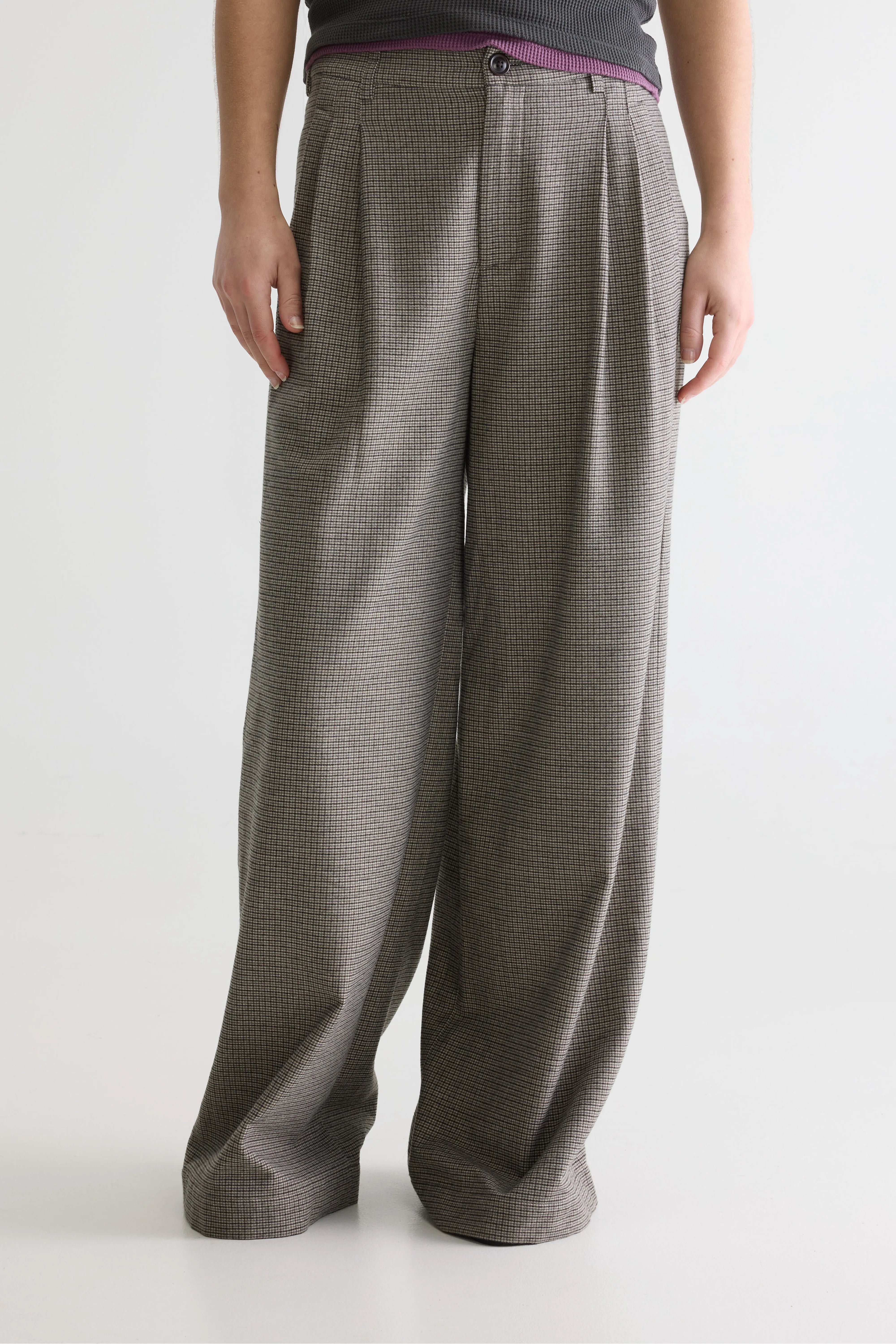 Pantalon de tailleur large Volkert (261 / W / CHECK A)