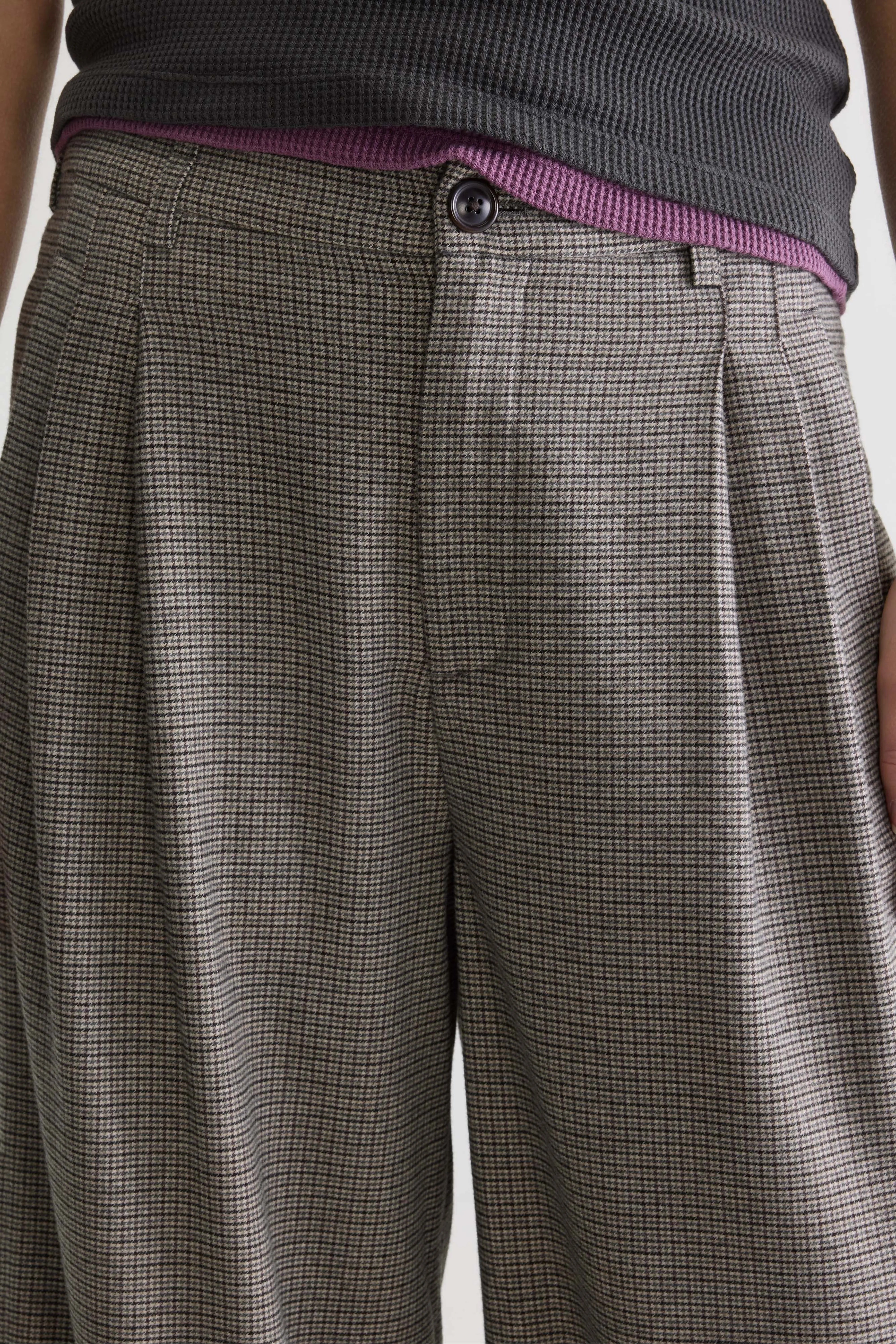 Pantalon de tailleur large Volkert (261 / W / CHECK A)