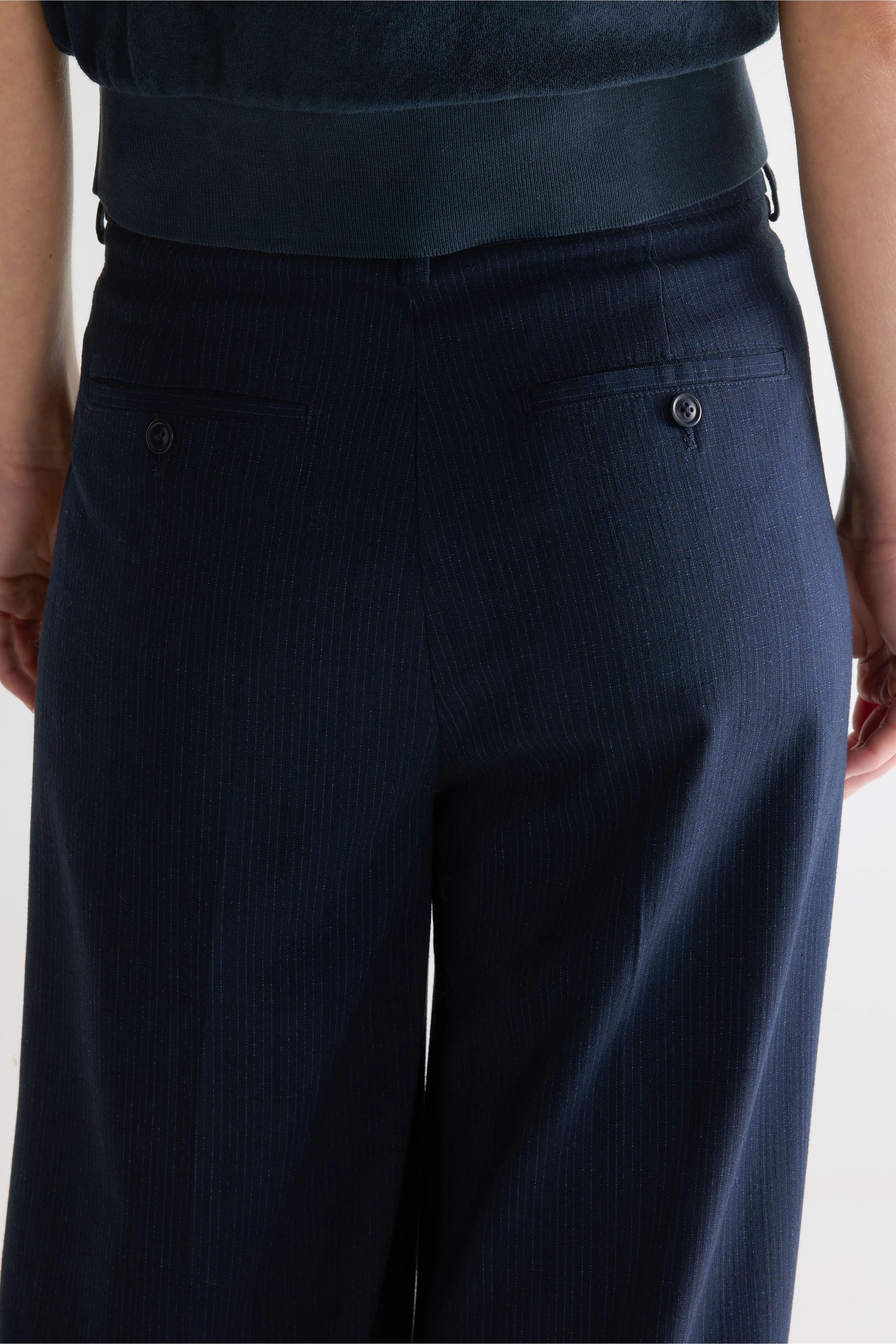 Volkert wide tailored trousers (261 / W / STRIPE A)