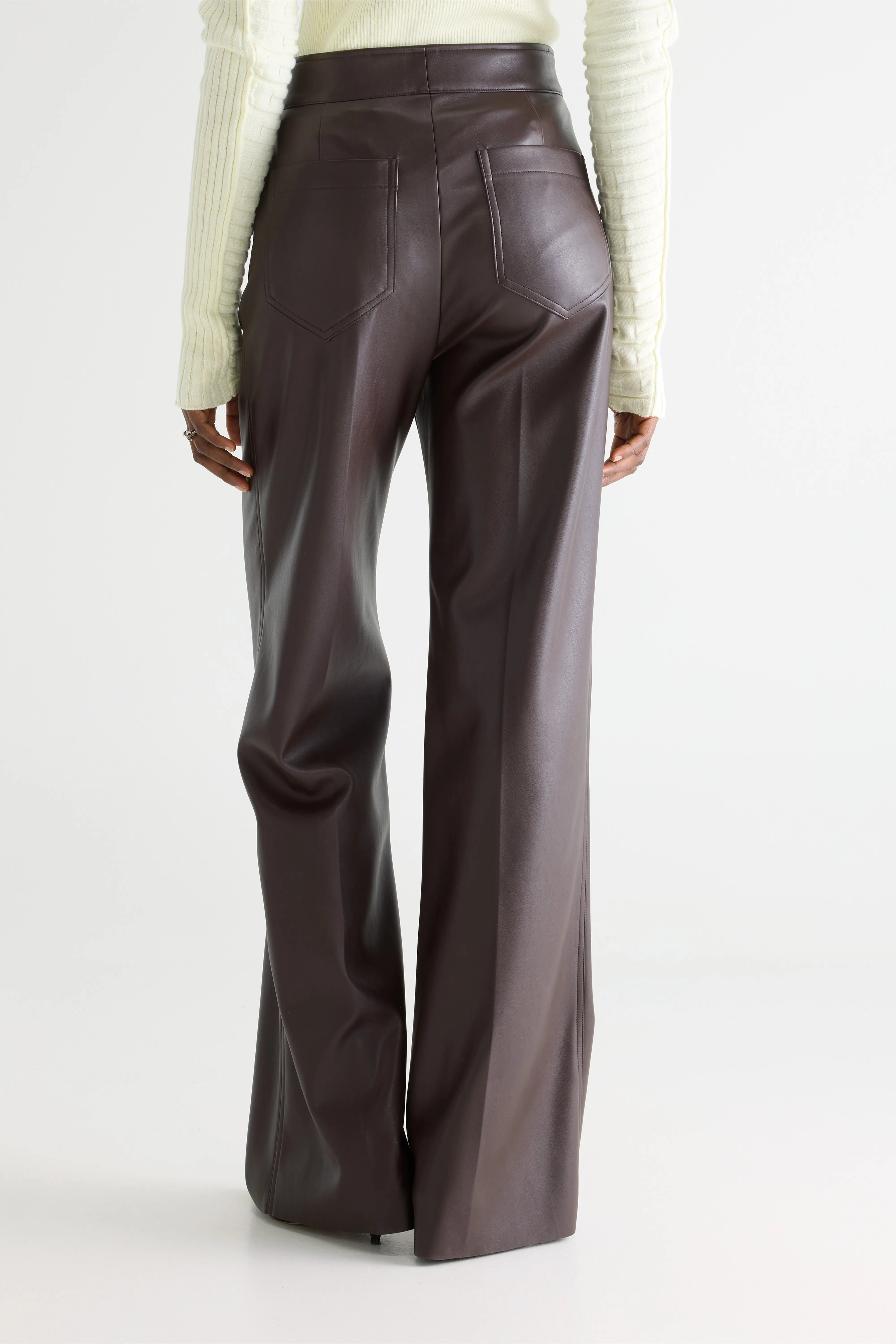Pantalon en similicuir Vinj (261 / W / DARK ROAST)