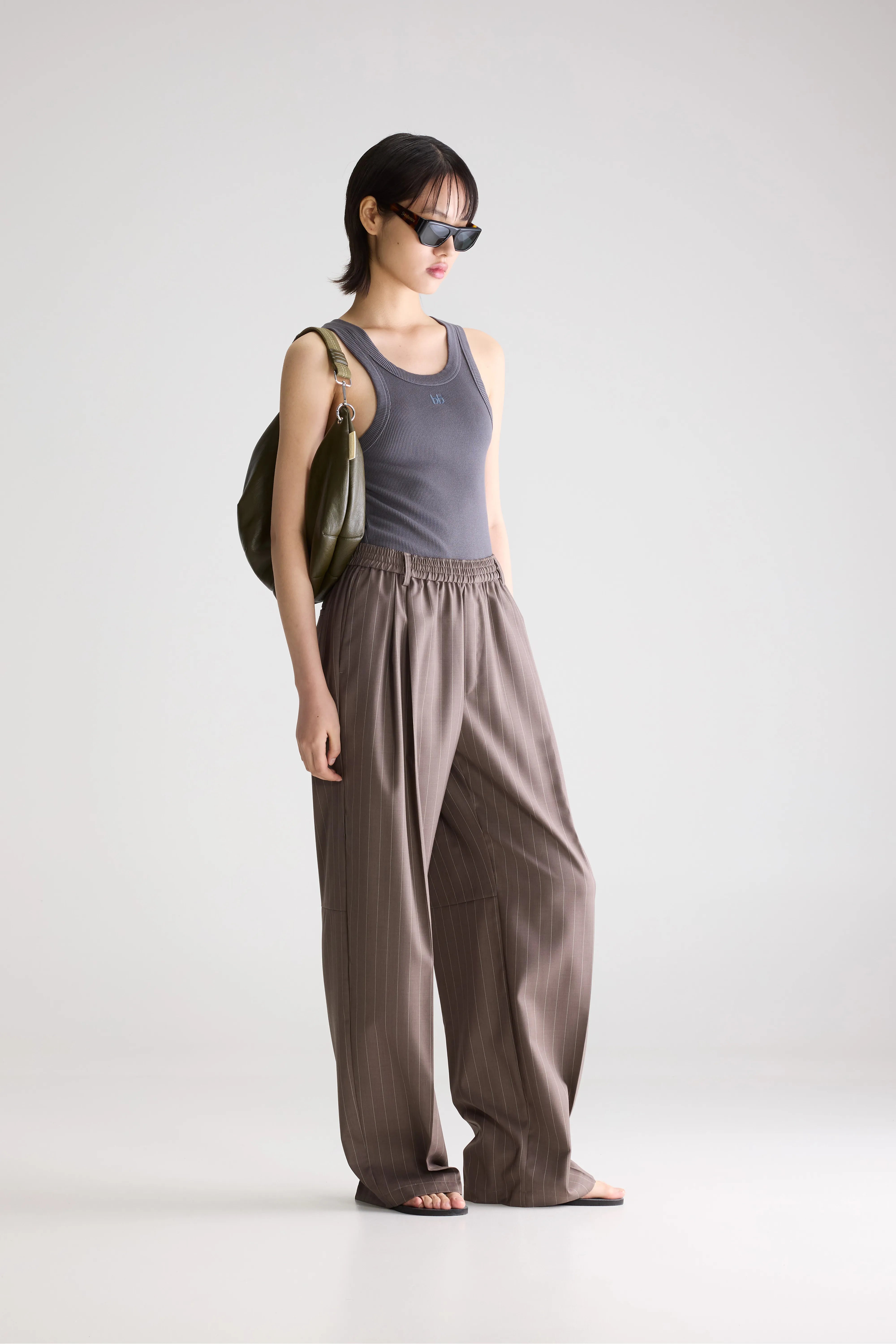 Pantalon Fuselé Jilo - Ecru / Latte Pour Femme | Bellerose