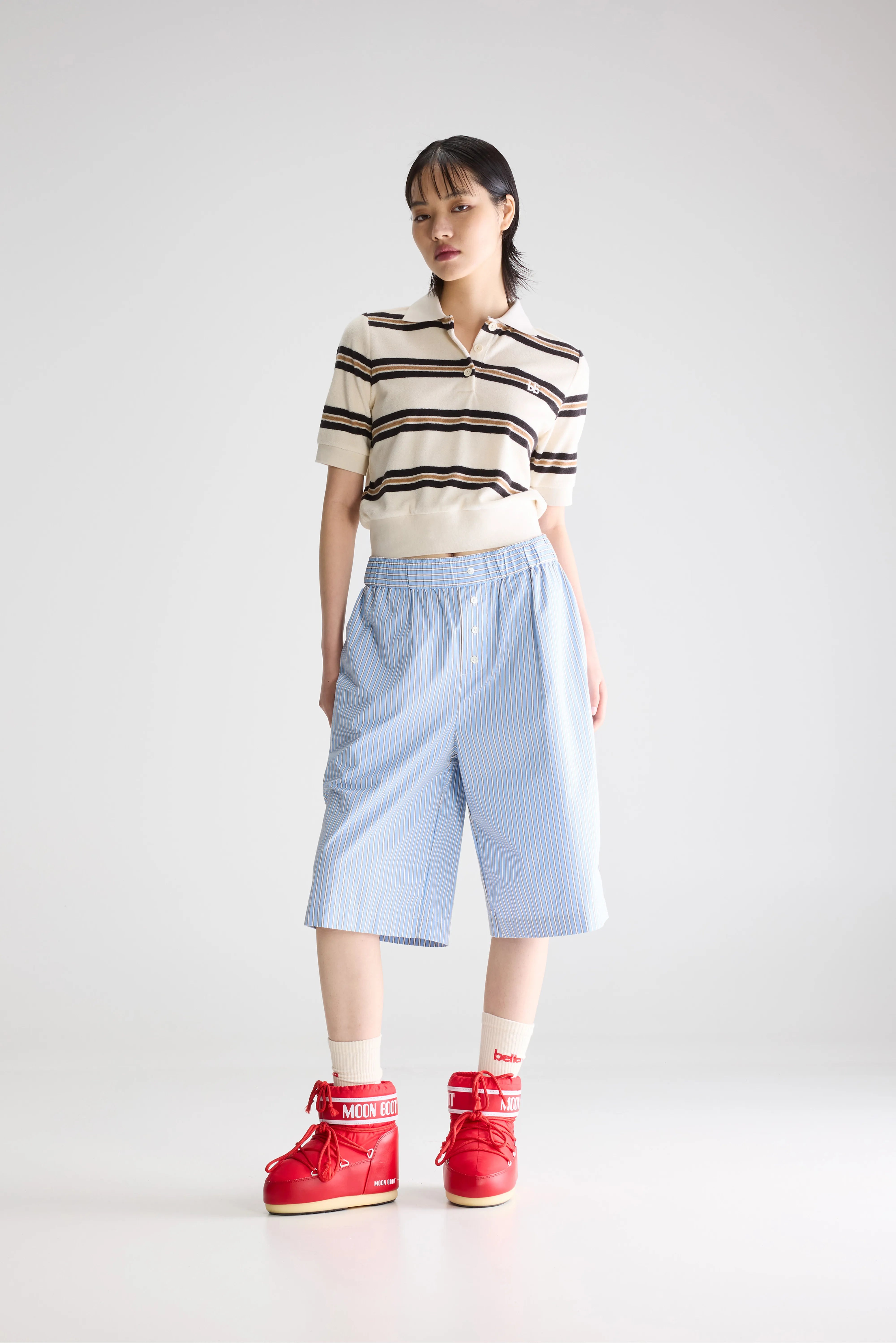 Geena Gestreepte Shorts - Stripe b Voor Dames | Bellerose