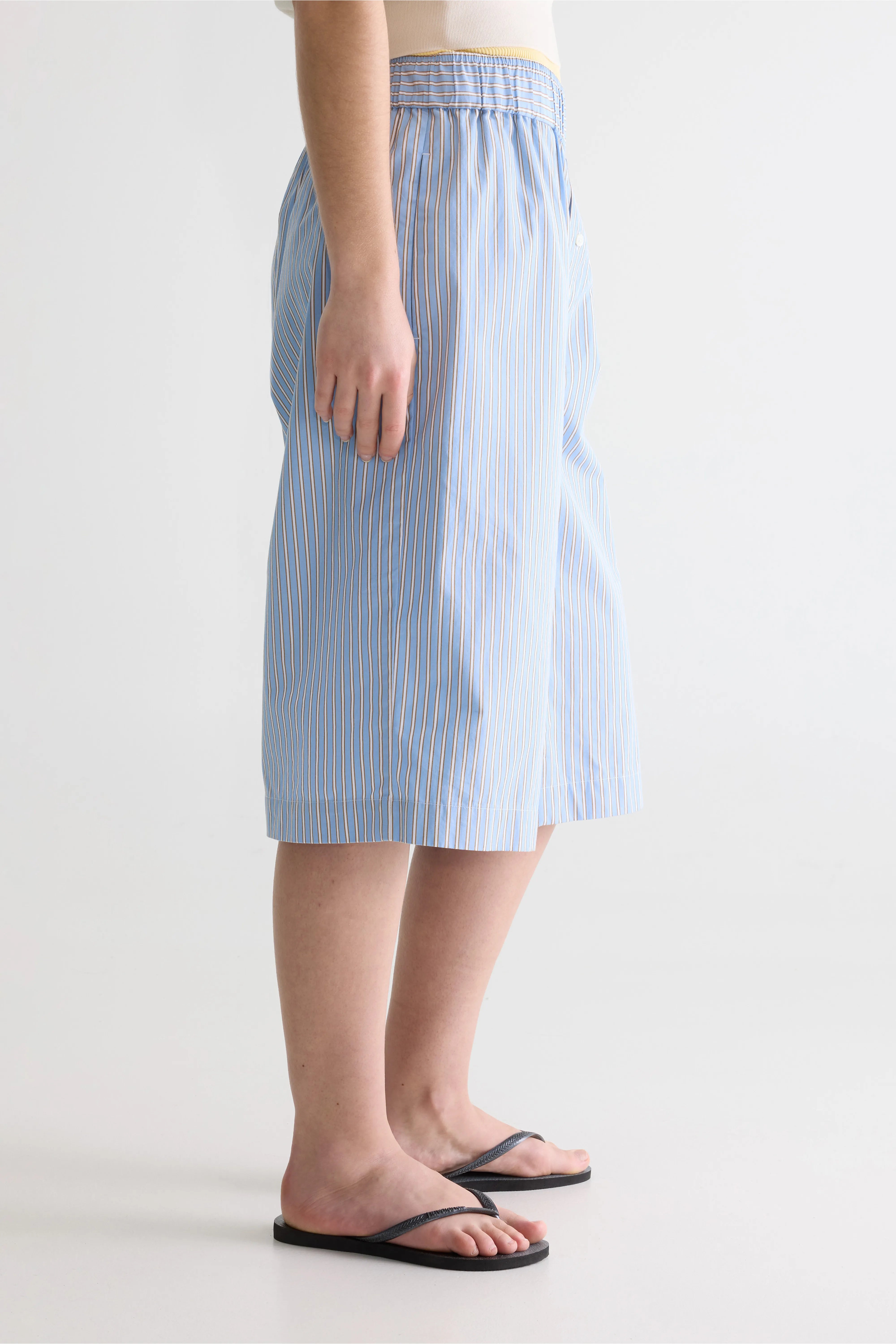 Short long à rayures Geena (261 / W / STRIPE B)