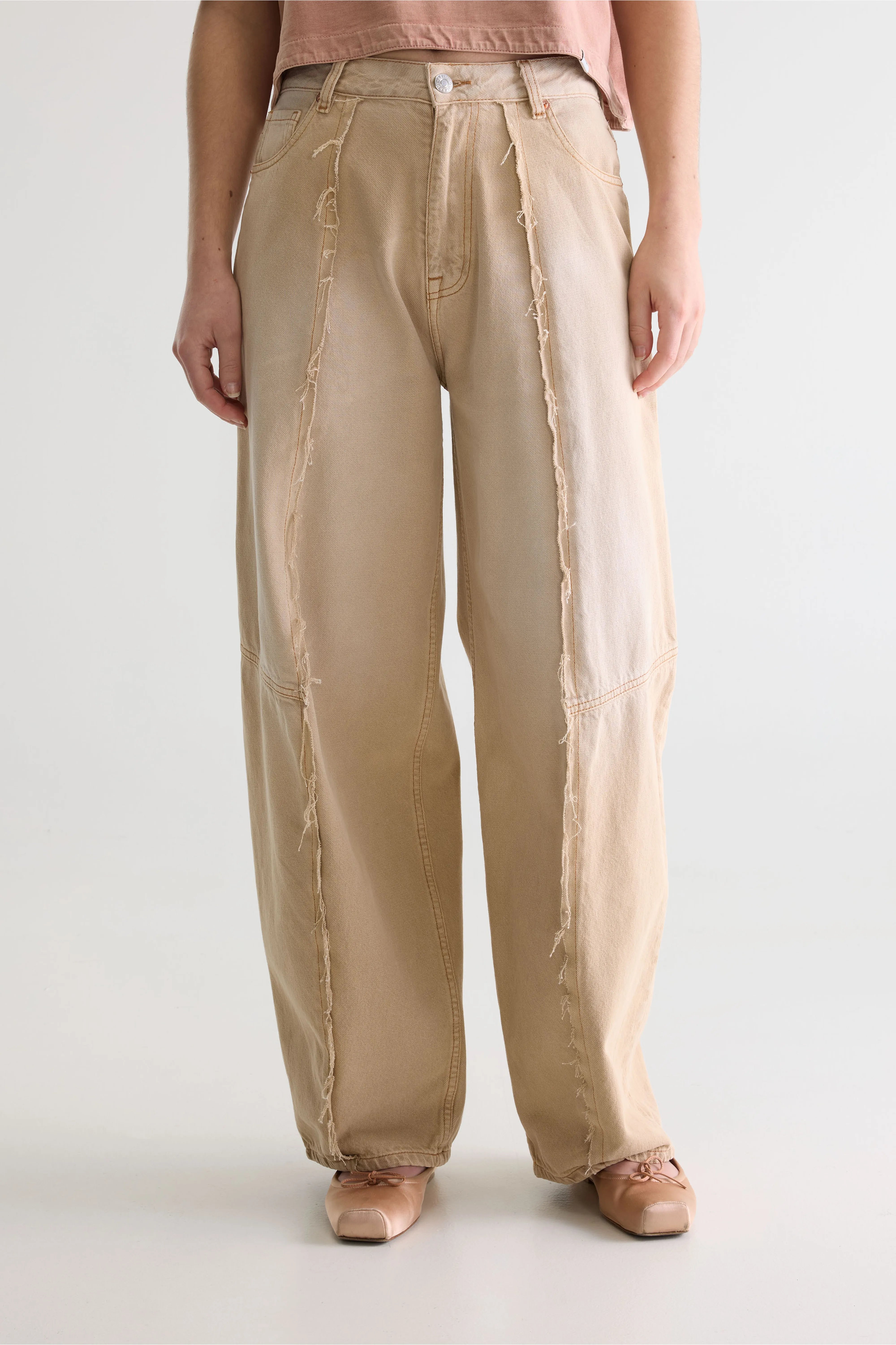 Denim N. 83 Ballonjeans - Beige stone Voor Dames | Bellerose