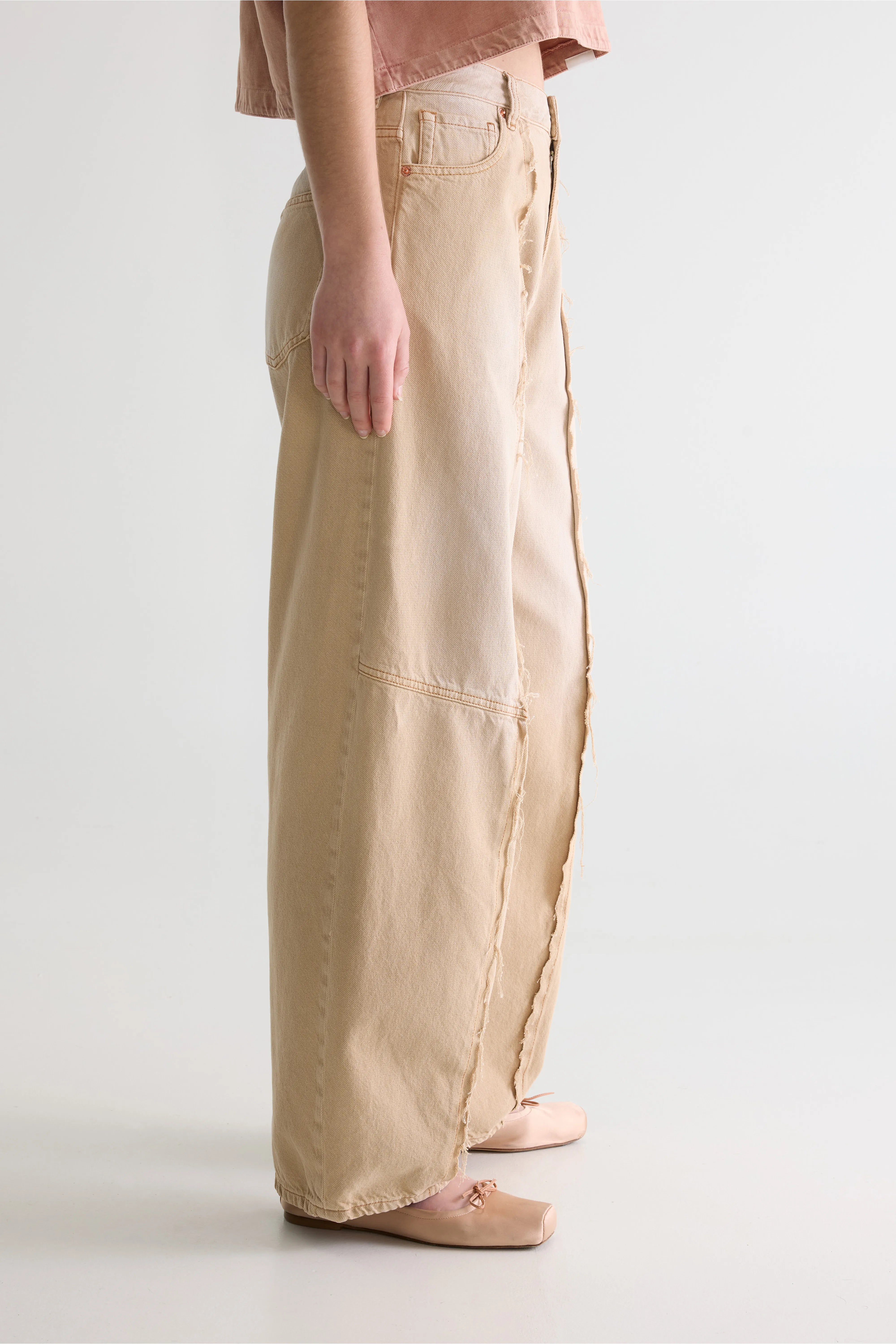 Denim N. 83 Ballonjeans - Beige stone Voor Dames | Bellerose