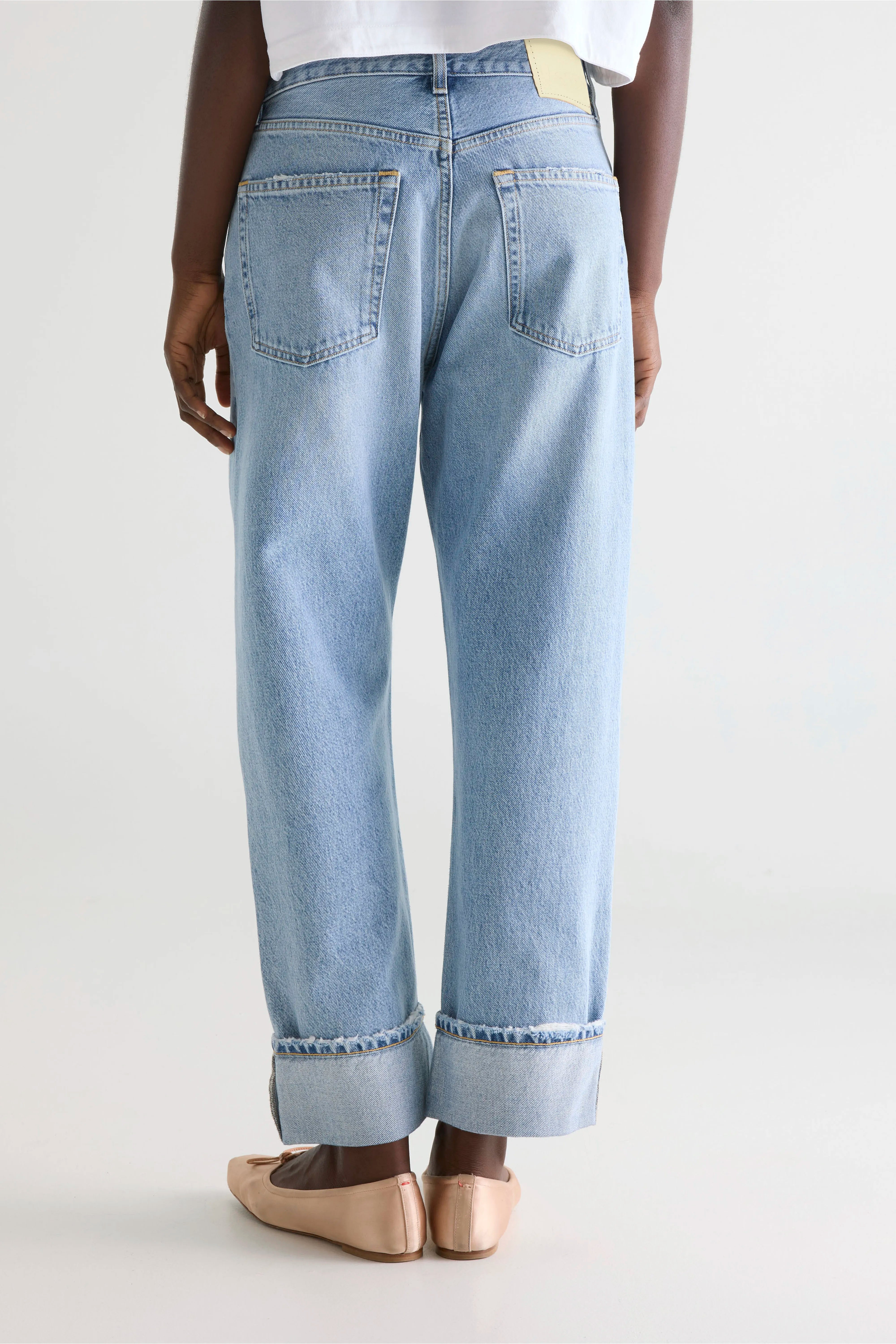 Denim N. 46 wijde jeans (261 / W / BLUE BLEACH)