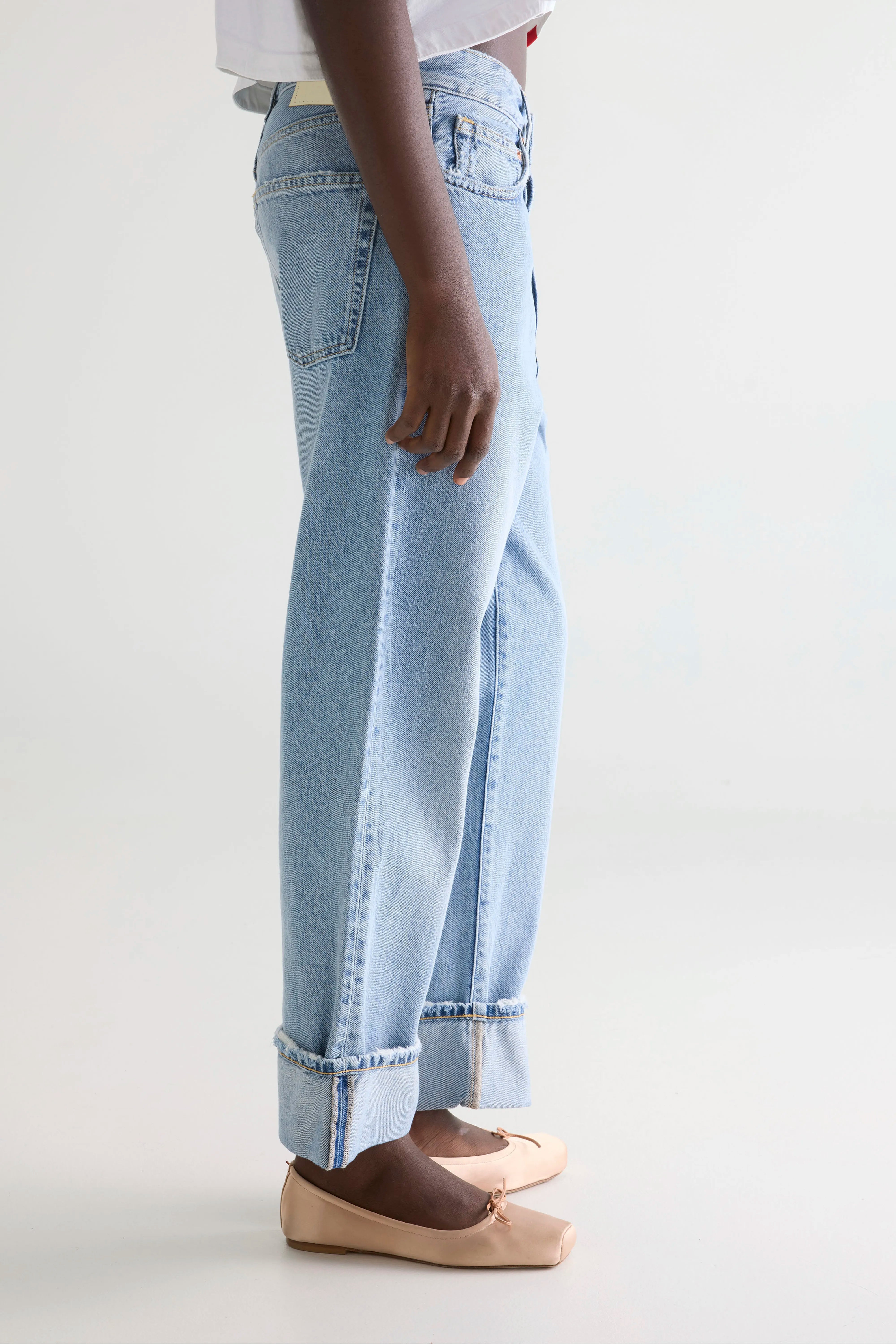 Jean Large - Denim N. 46 - Blue bleach Pour Femme | Bellerose