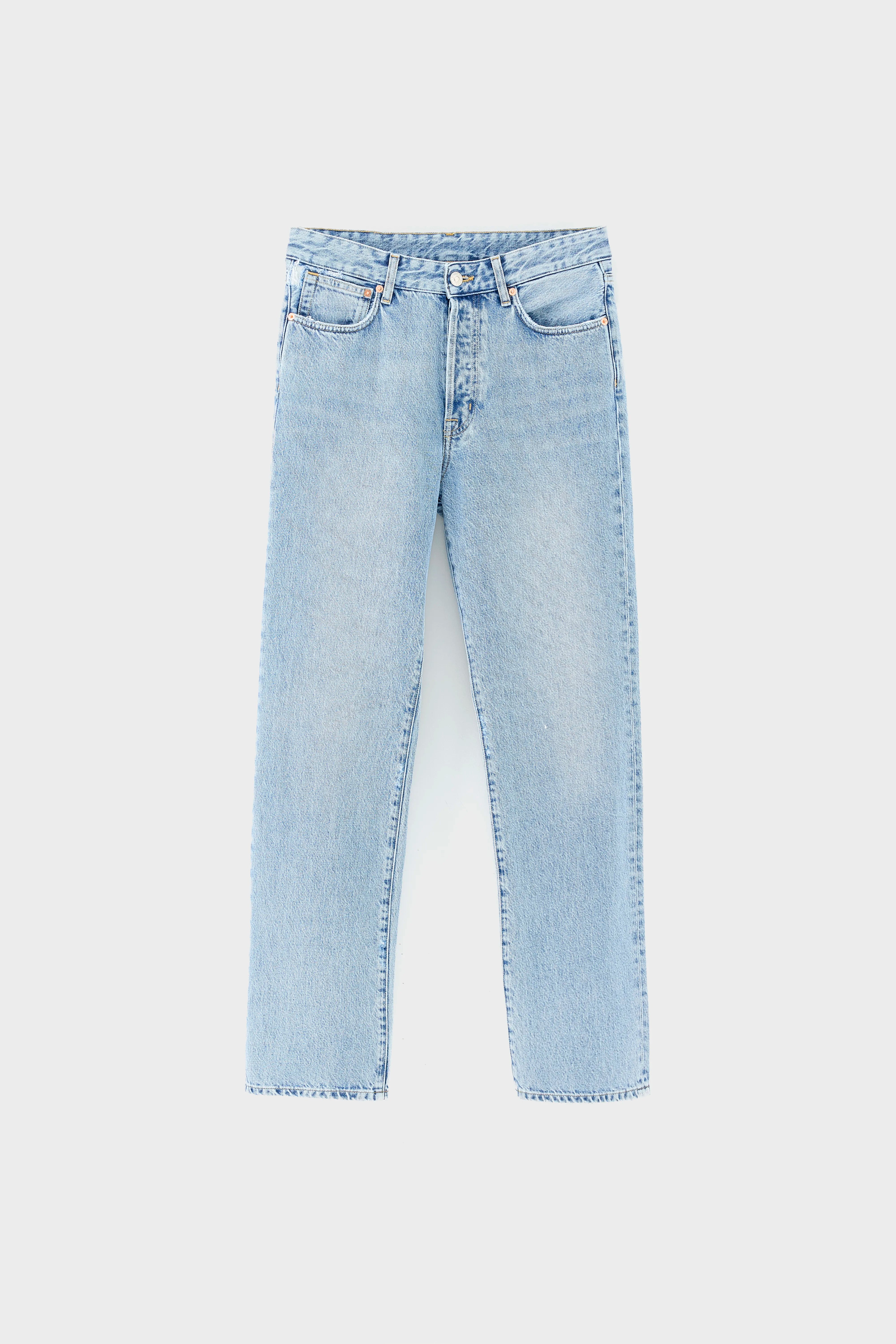Denim N. 35 Straight Jeans - Lt blue bleach For Women | Bellerose