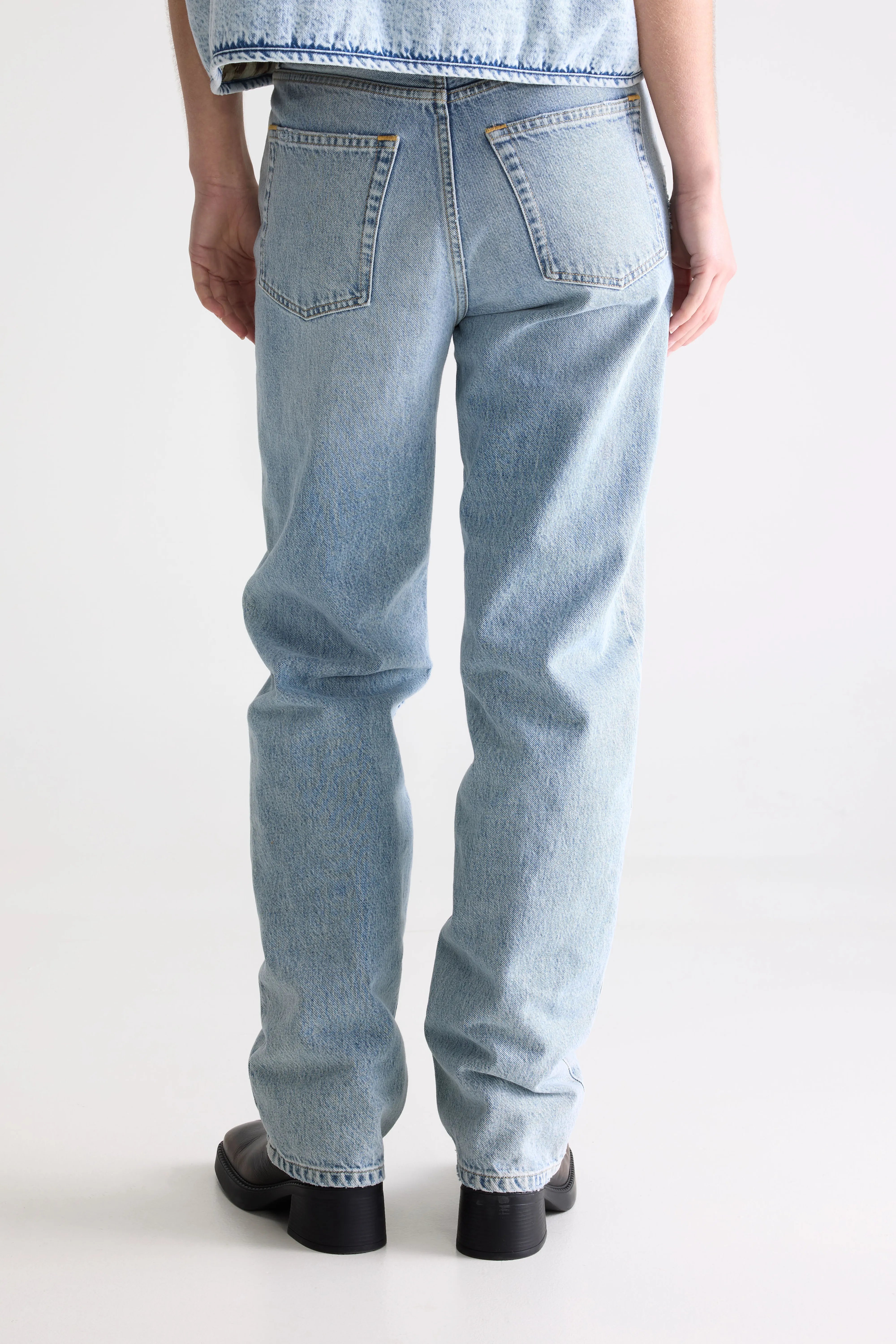 Jean Droit - Denim N. 35 - Lt blue bleach Pour Femme | Bellerose