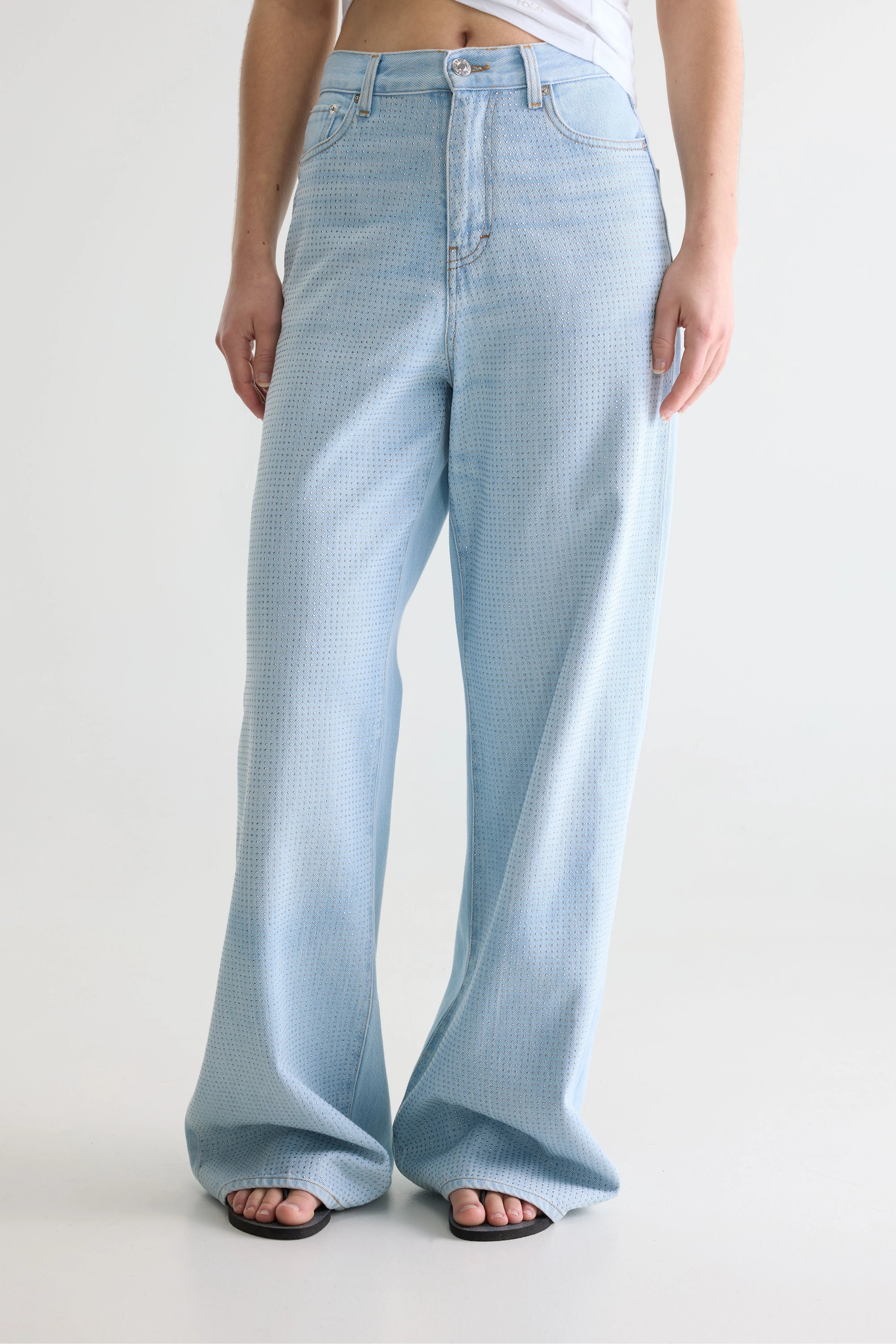 Denim N. 64 Wijde Jeans - Bleach Voor Dames | Bellerose