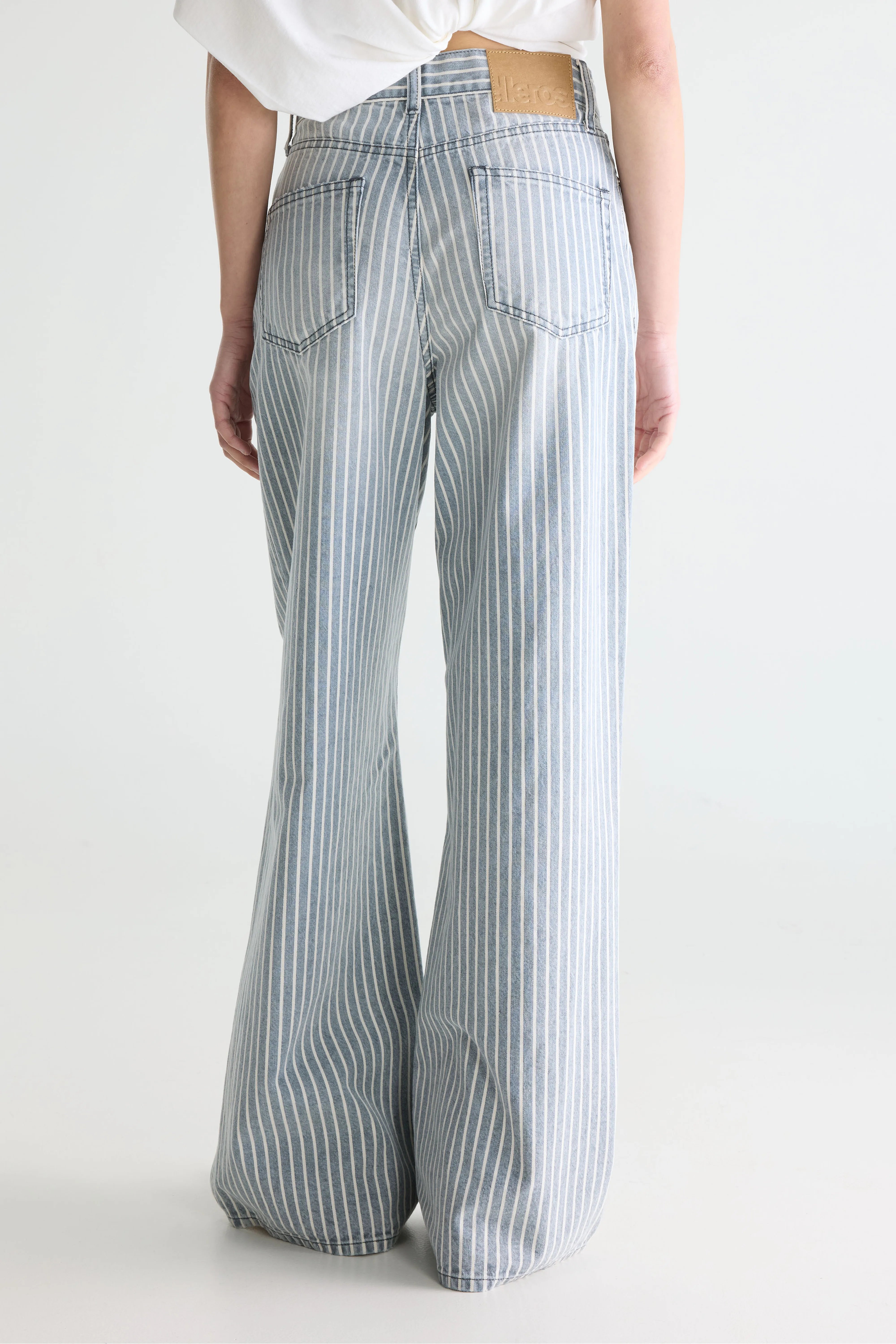 Denim N. 64 Wijde Jeans - Stripe a Voor Dames | Bellerose