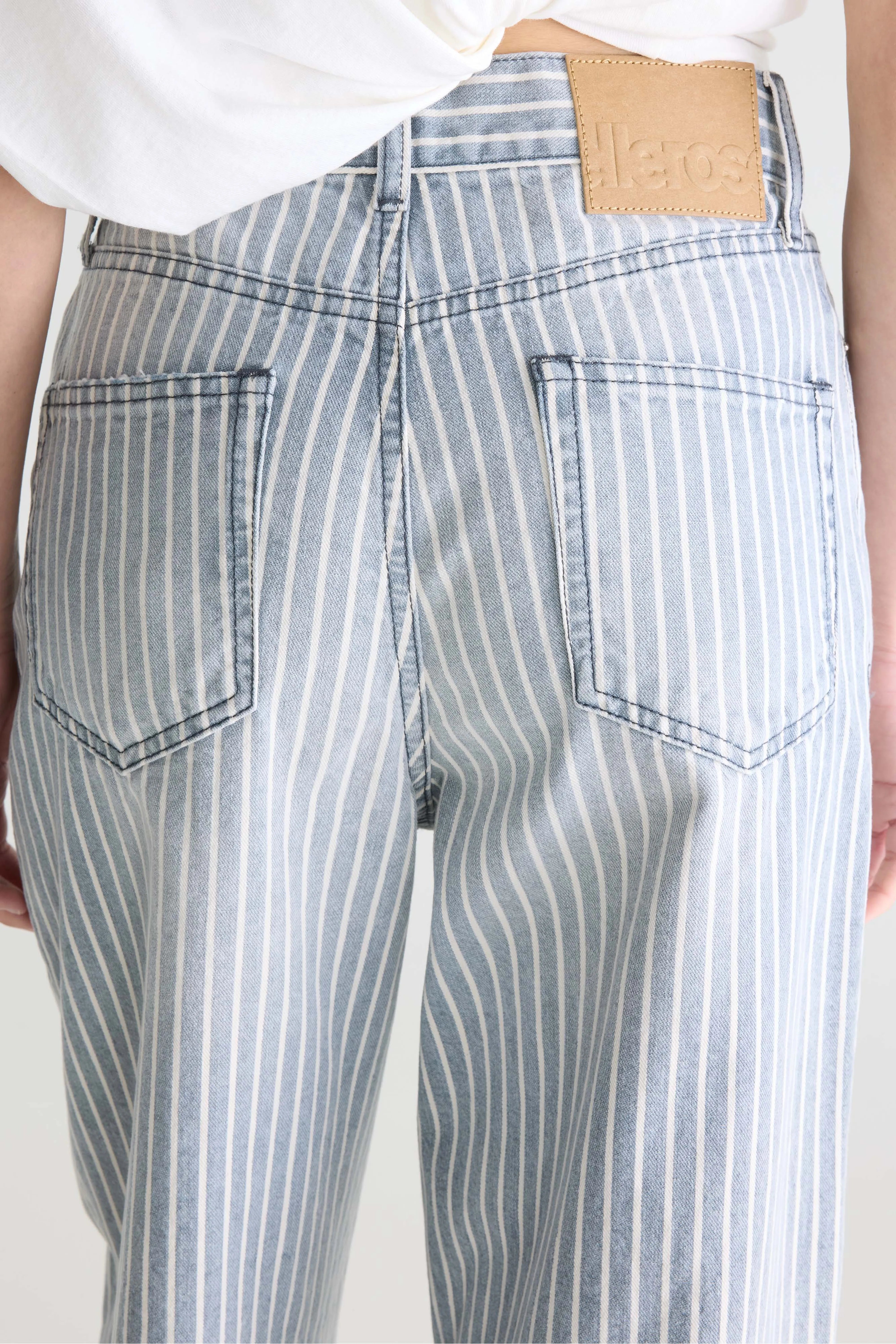 Denim N. 64 wijde jeans (261 / W / STRIPE A)