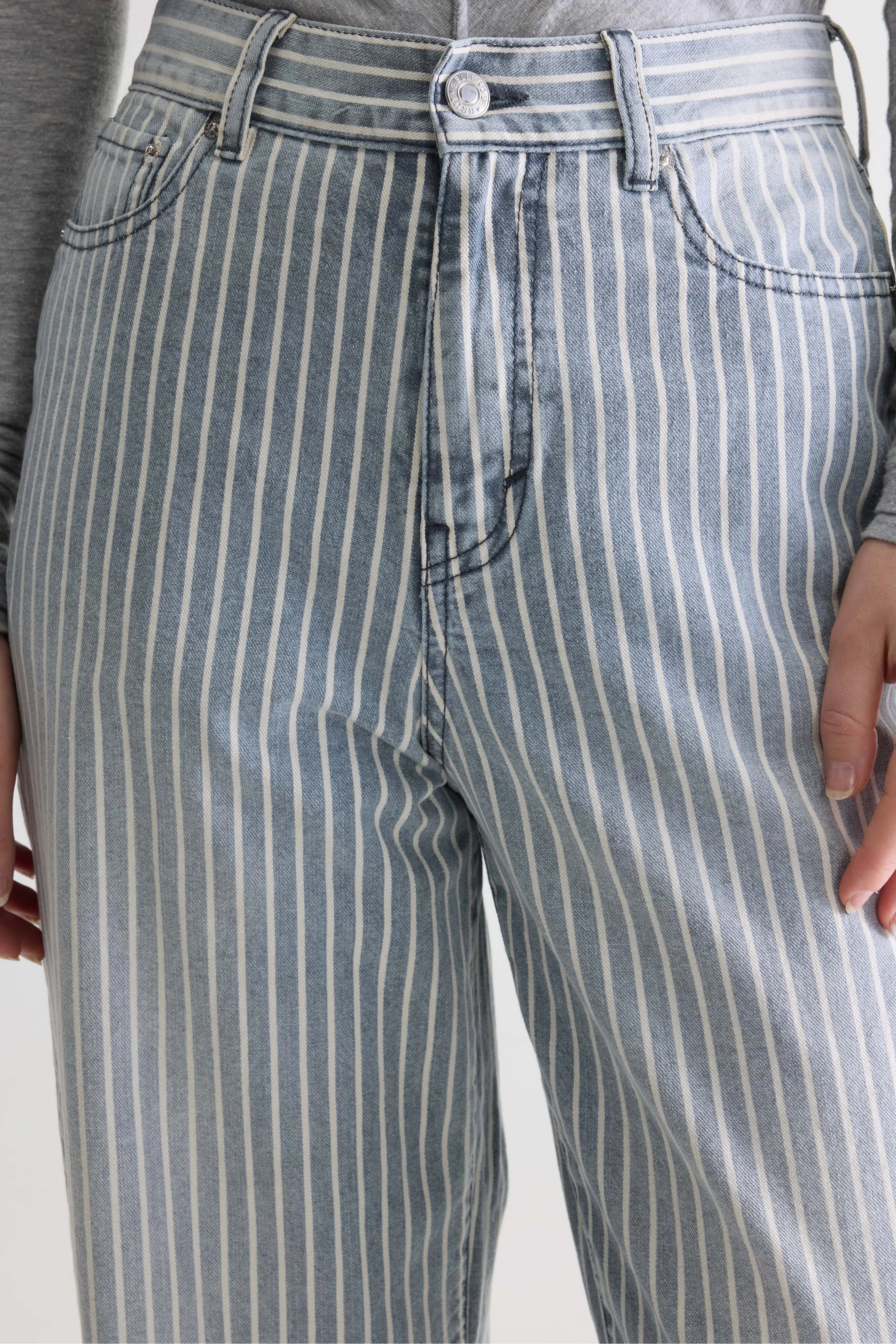 Denim N. 64 wide jeans (261 / W / STRIPE A)