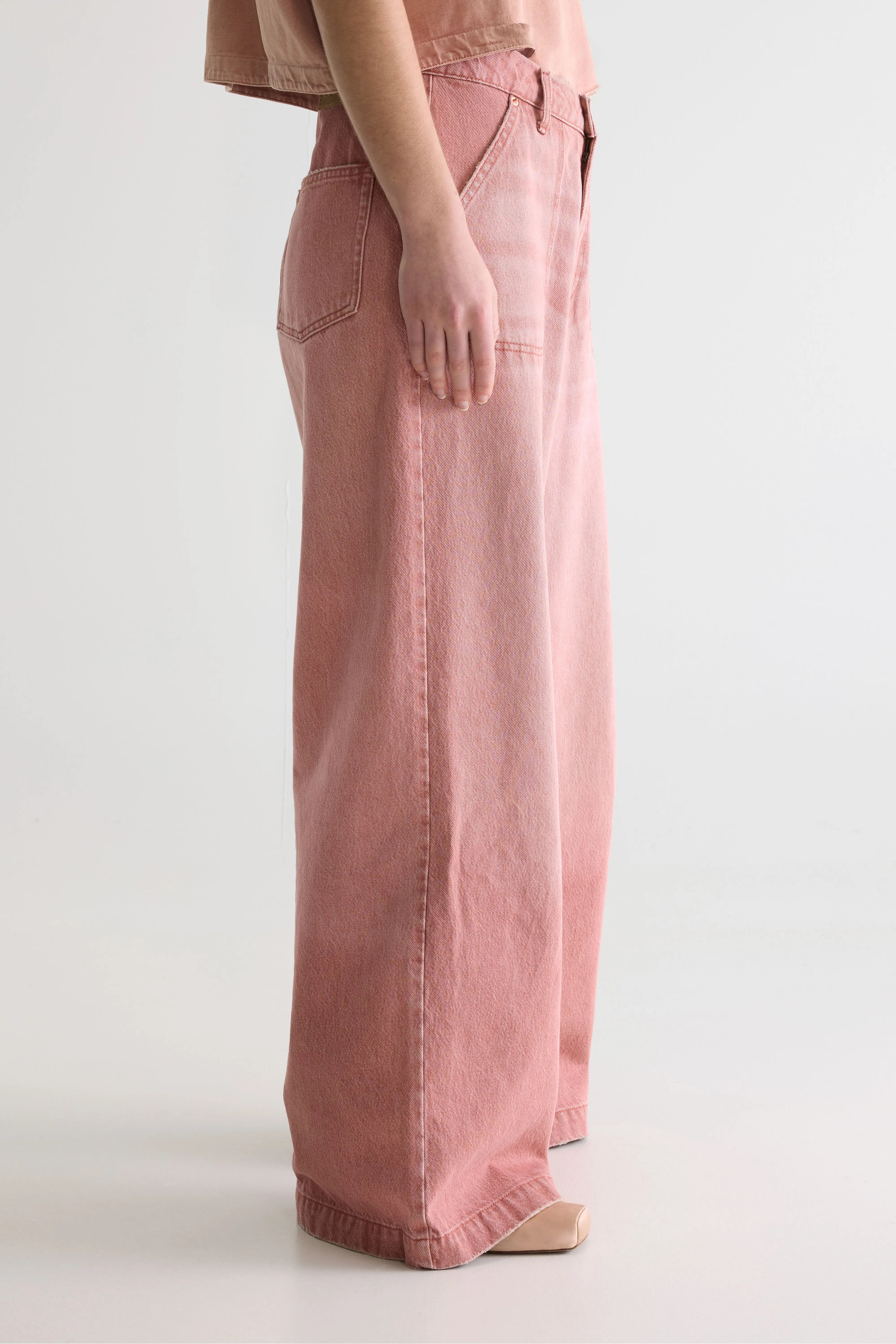 Denim N. 62 Jean Large - Red clay snow Pour Femme | Bellerose