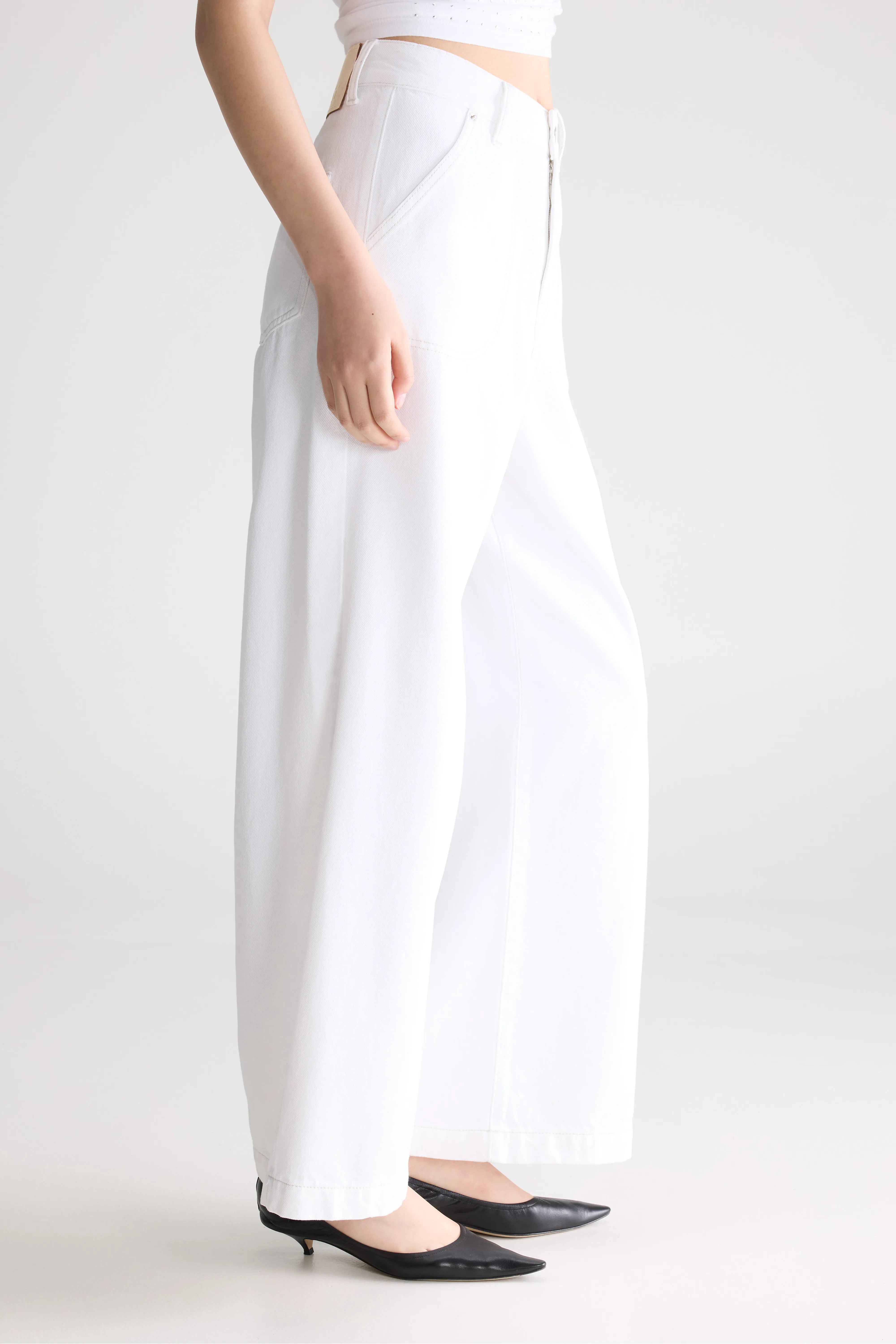 Denim N. 62 Wijde Jeans - White Voor Dames | Bellerose