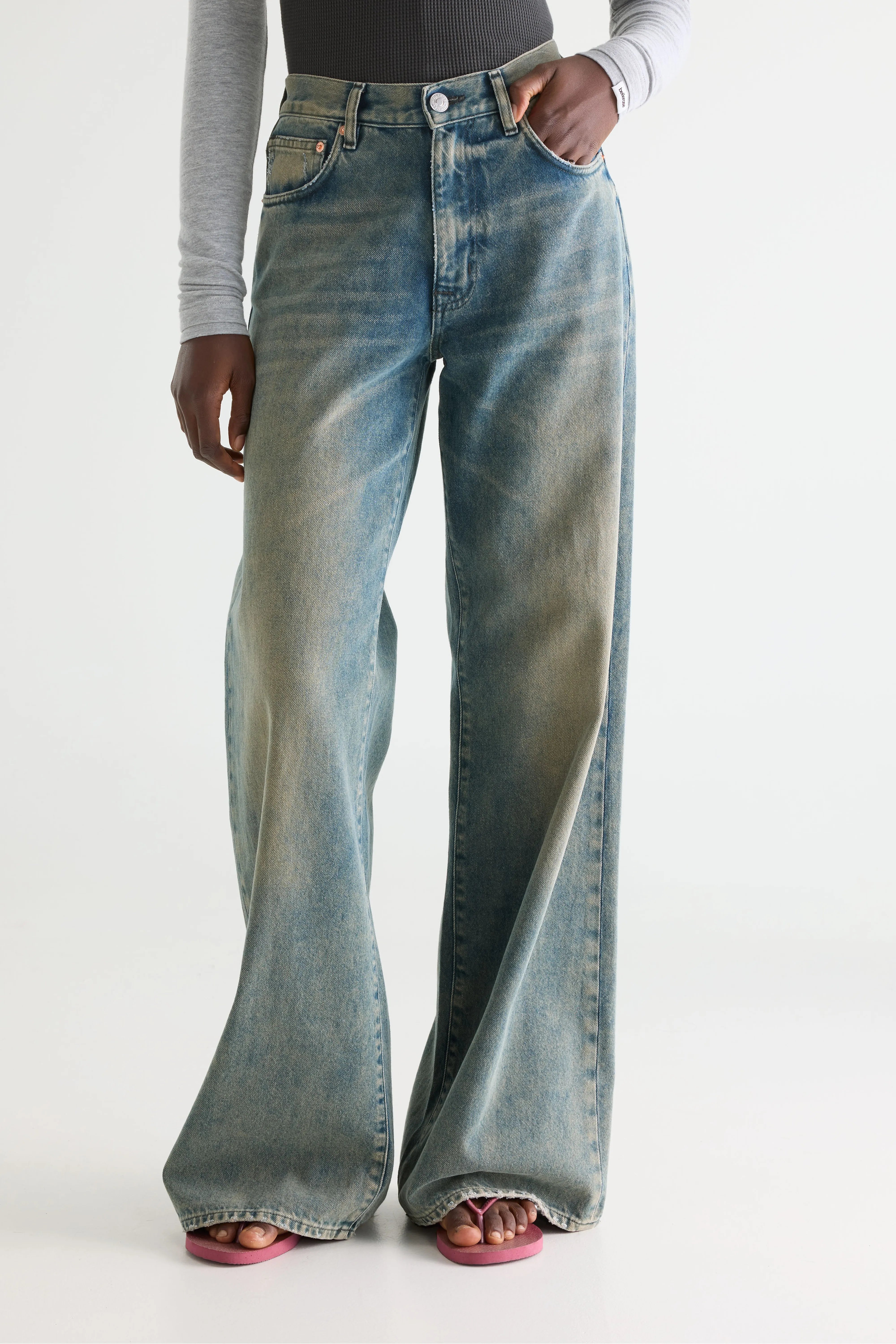 Denim N. 97 Jean Large - Dusty used blue Pour Femme | Bellerose