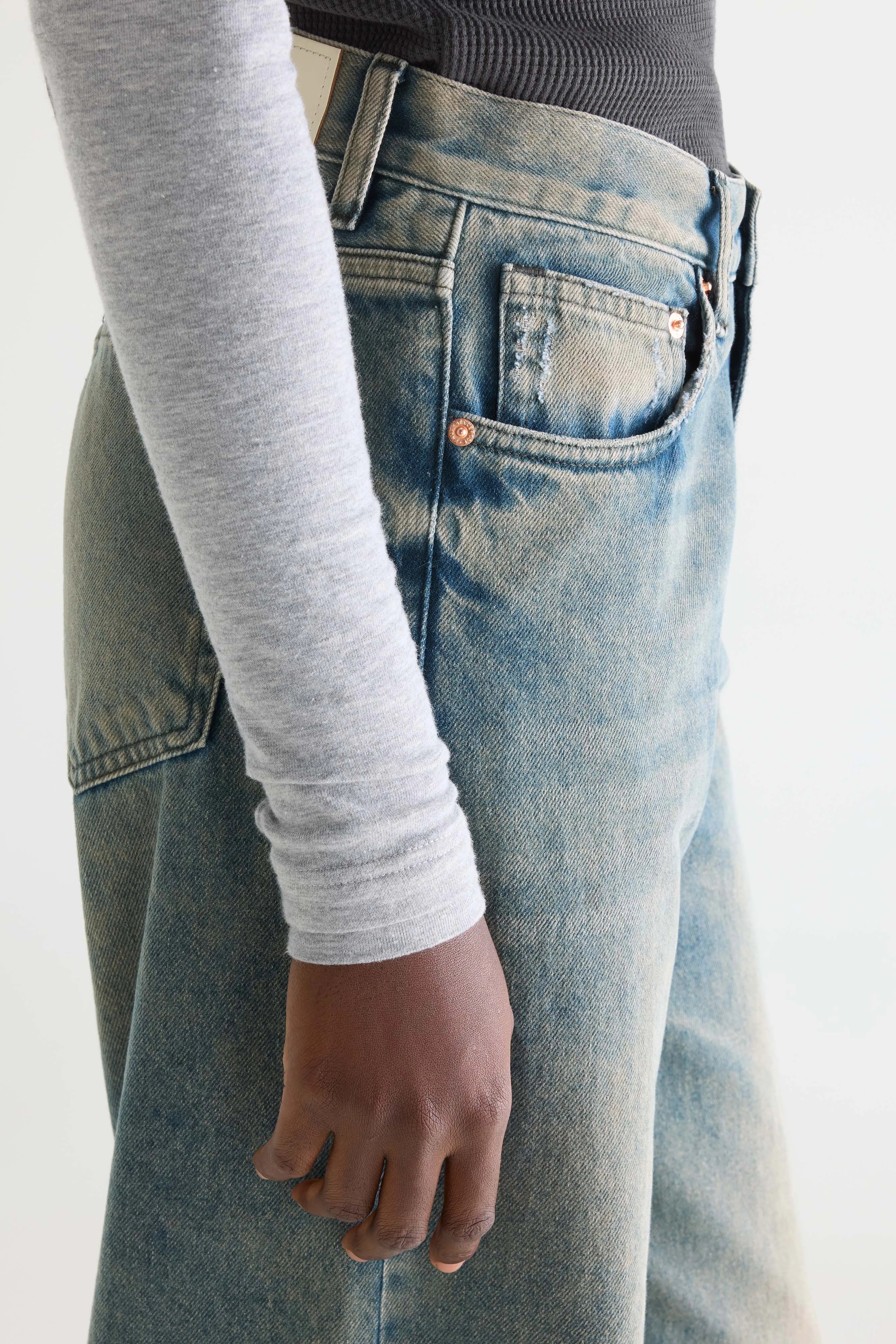 Denim N. 97 jean large (261 / W / DUSTY USED BLUE)