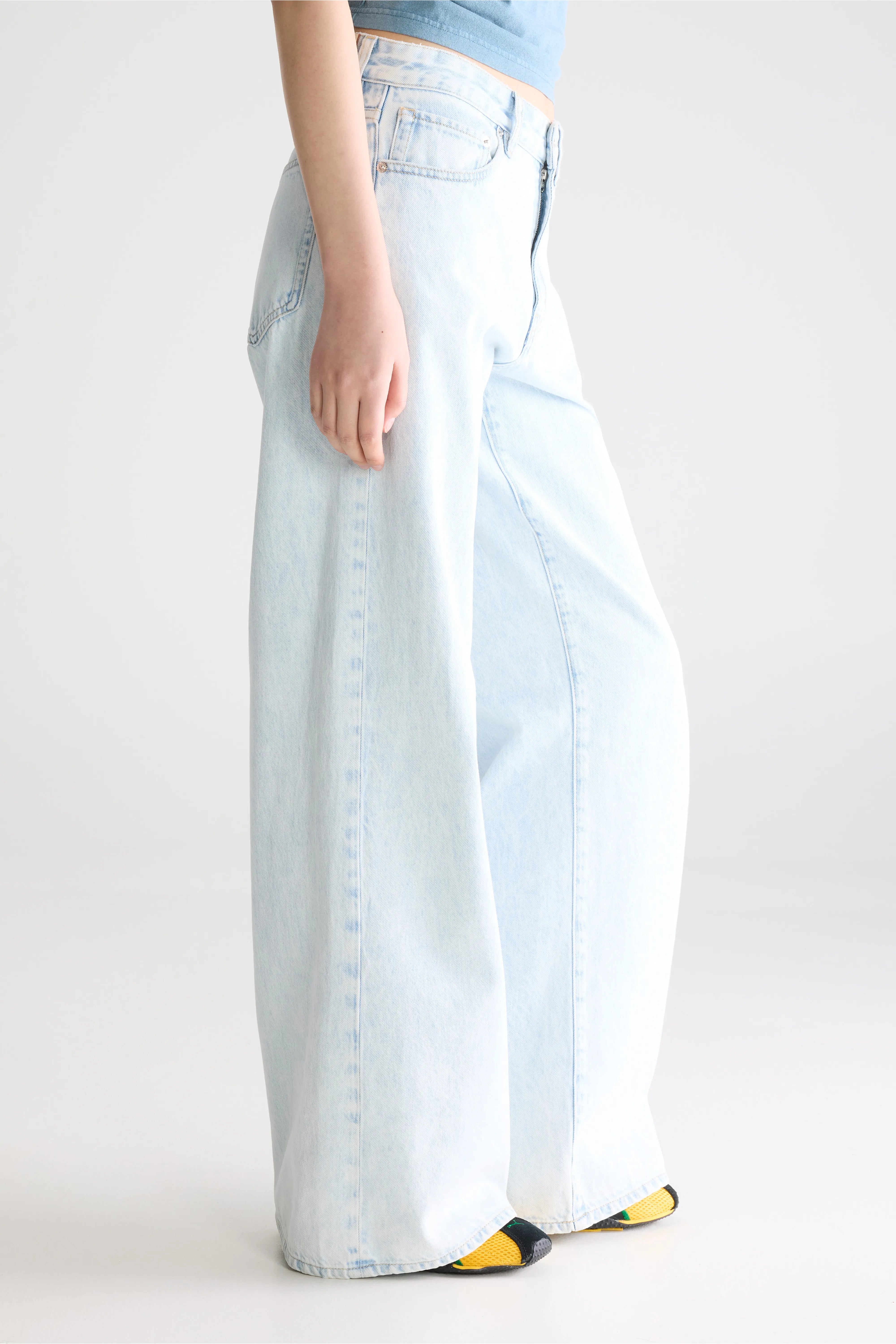 Denim N. 97 Wijde Jeans - Ice bleach Voor Dames | Bellerose