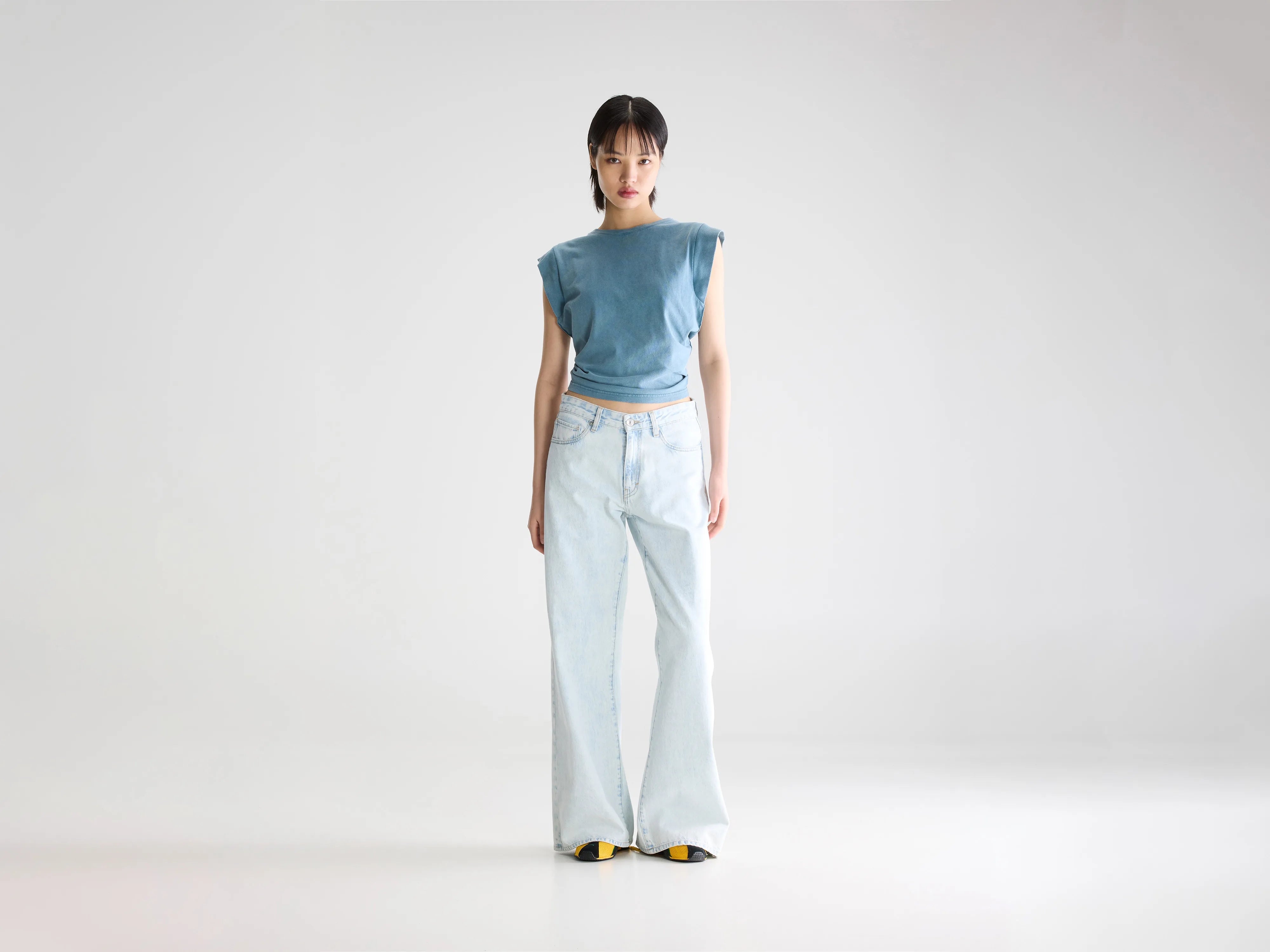 Denim N. 97 wide jeans (261 / W / ICE BLEACH)