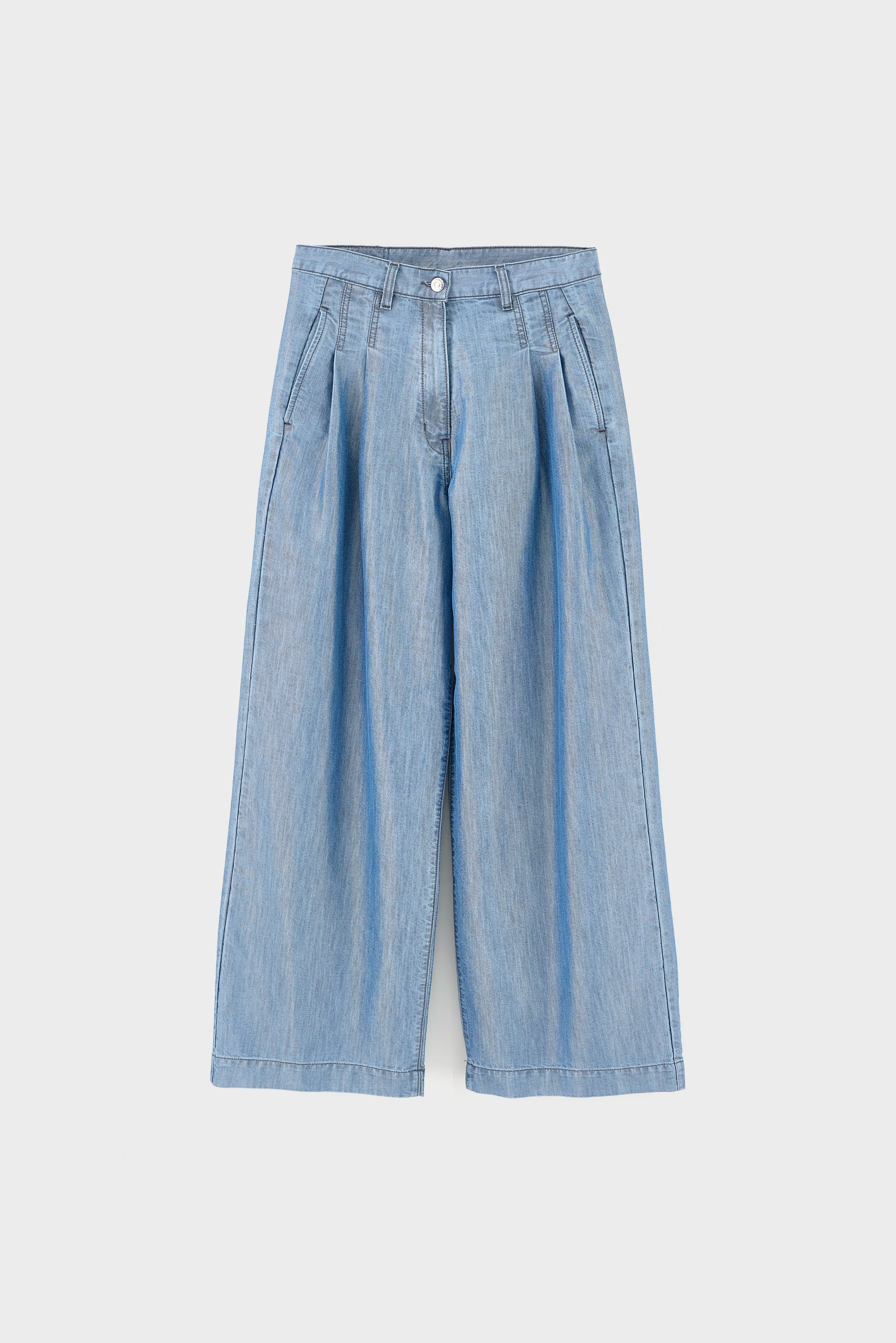 Denim N. 74 super-wide jeans (261 / W / GLASSY BLUE)
