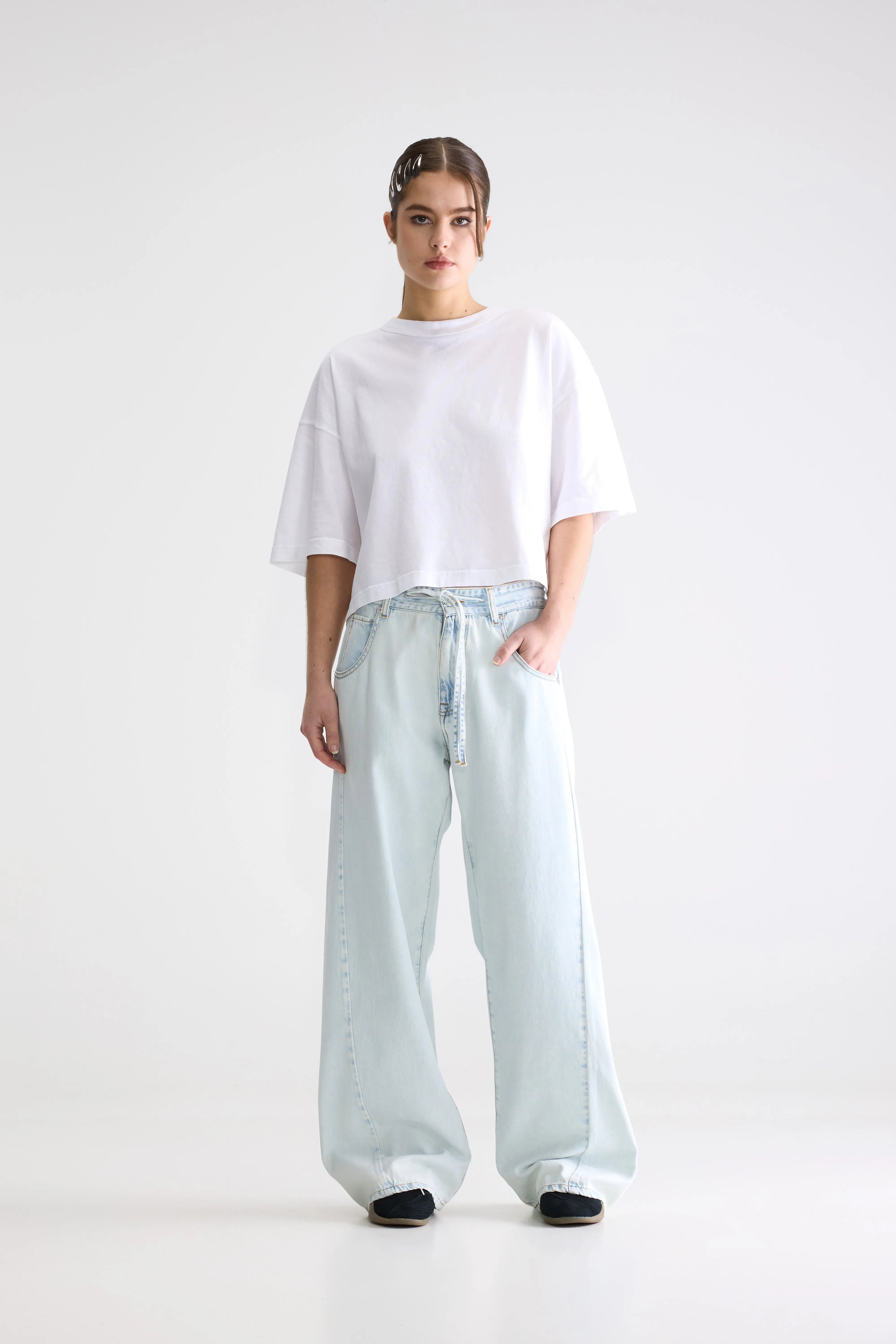 Denim N. 65 Losse Jeans - Ice bleach Voor Dames | Bellerose