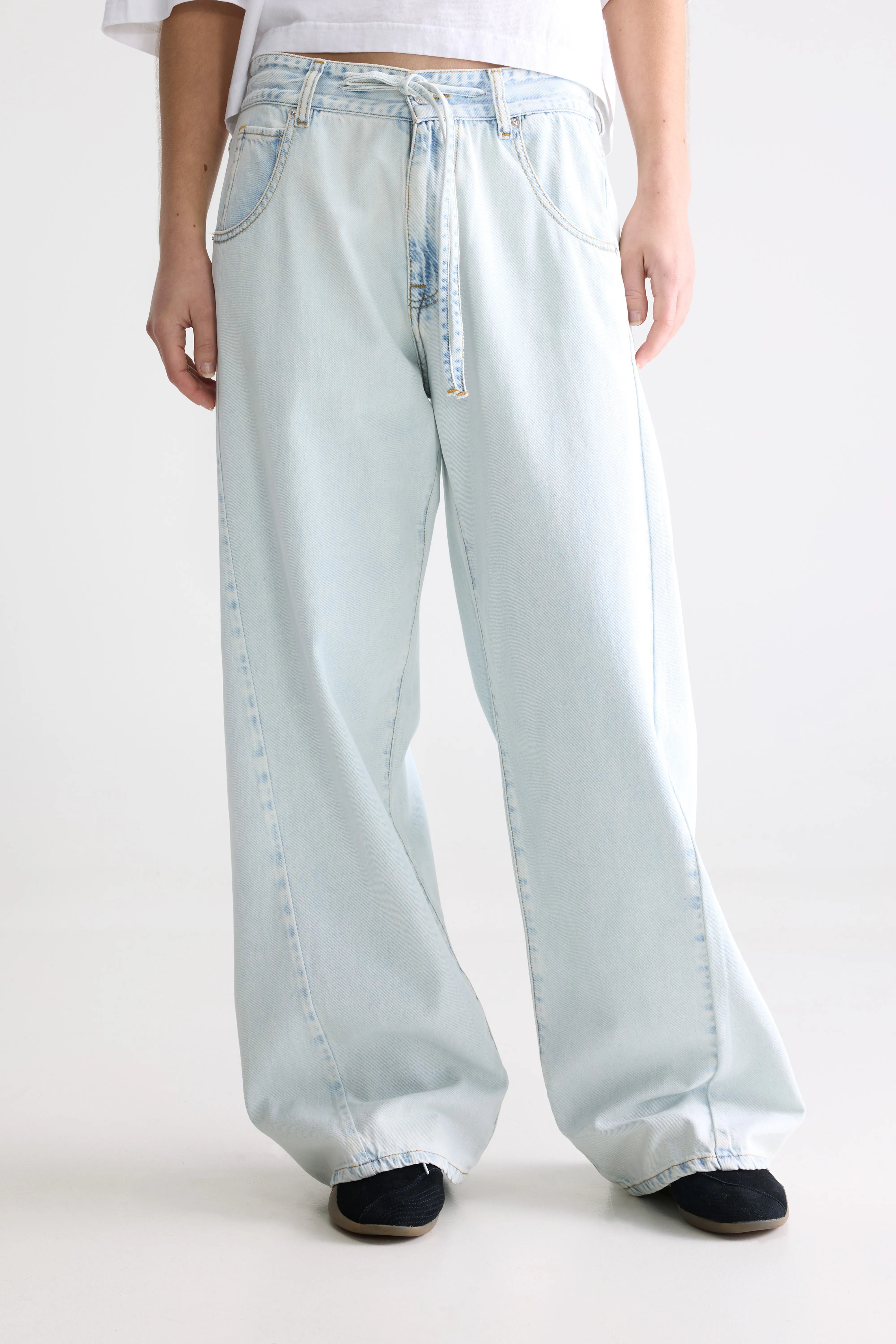 Denim N. 65 Jean Ample - Ice bleach Pour Femme | Bellerose