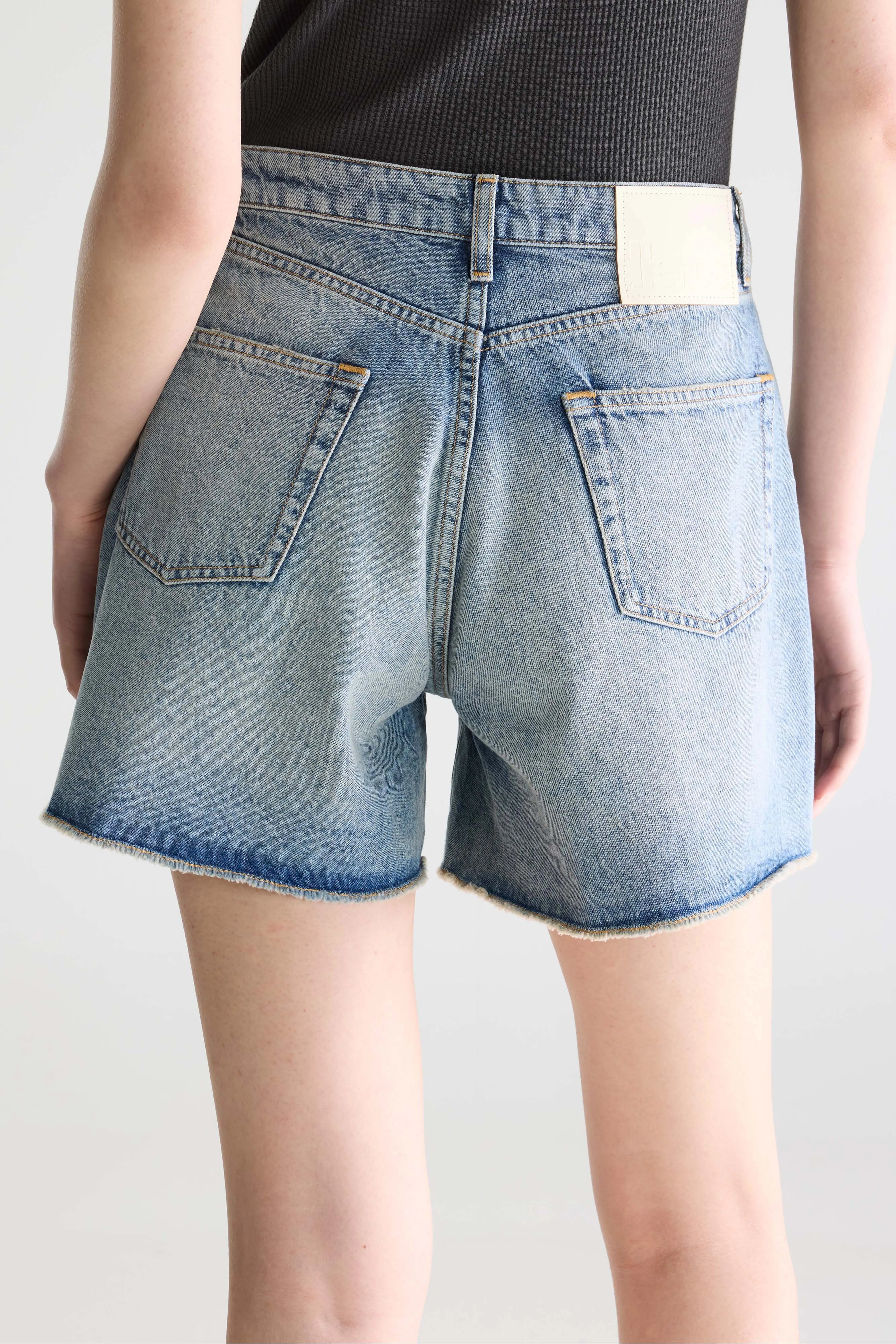Short Large En Denim Pactol - Vintage lt blue Pour Femme | Bellerose