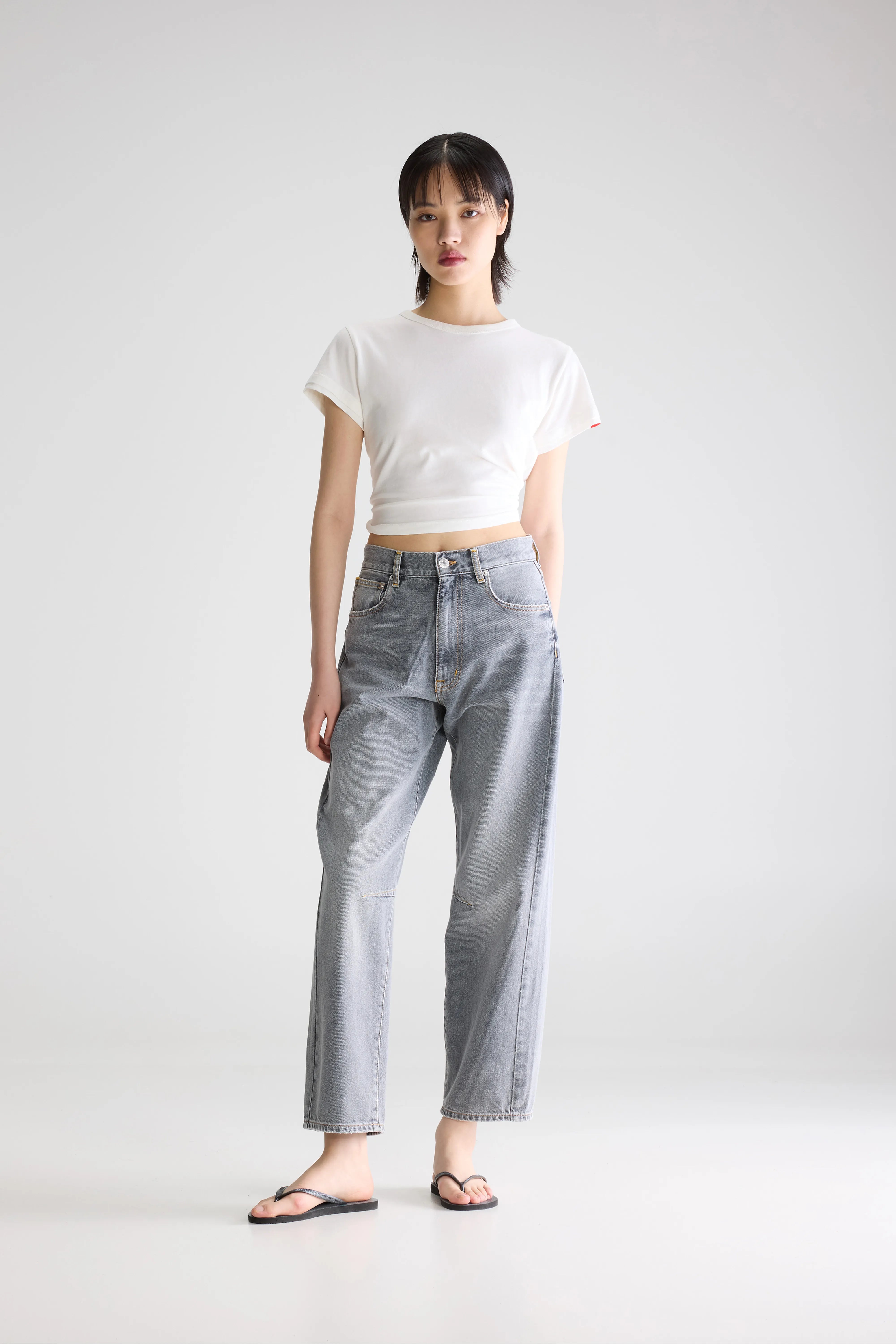 Denim N. 82 Ballonjeans - Grey bleach Voor Dames | Bellerose