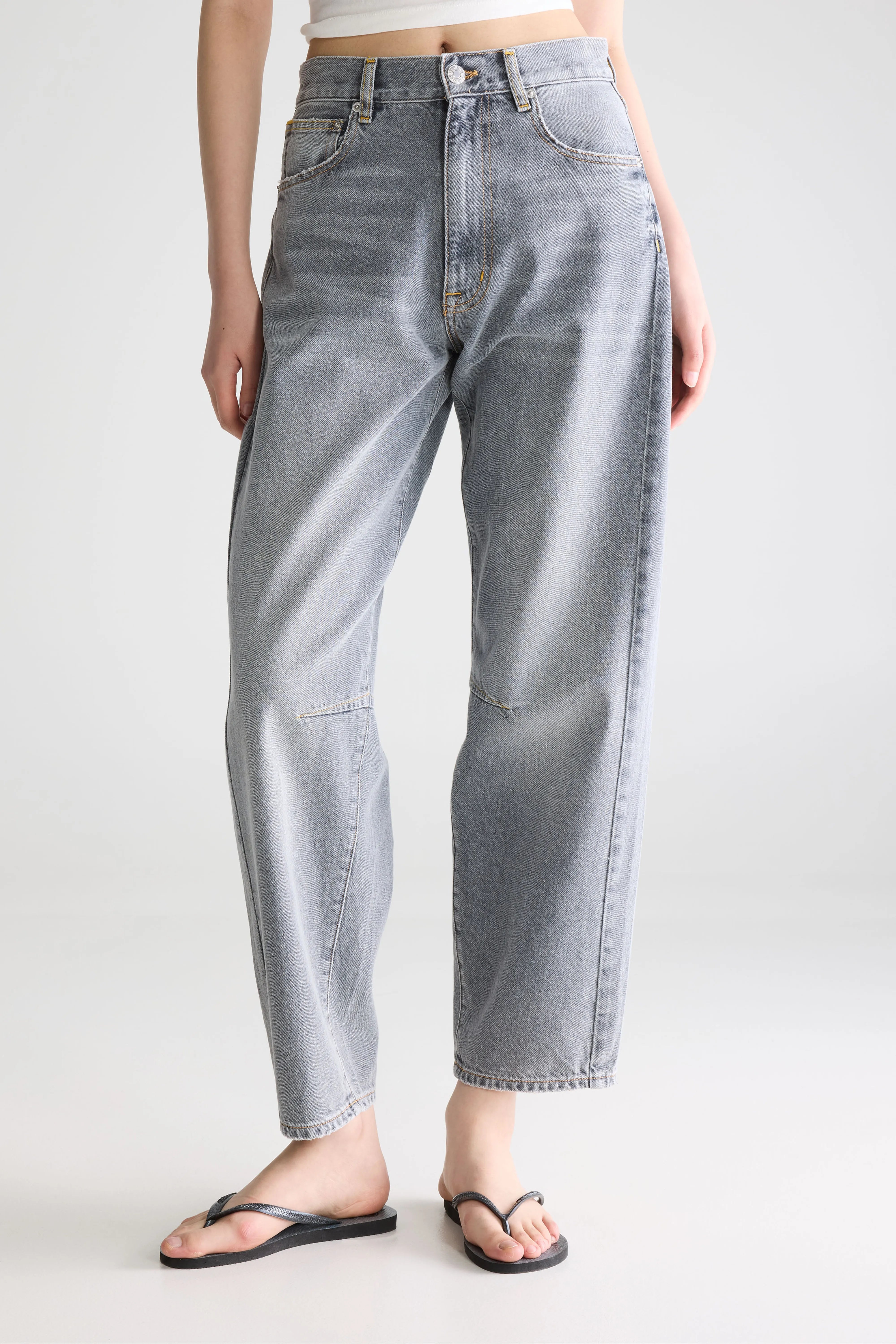 Denim N. 82 Ballonjeans - Grey bleach Voor Dames | Bellerose