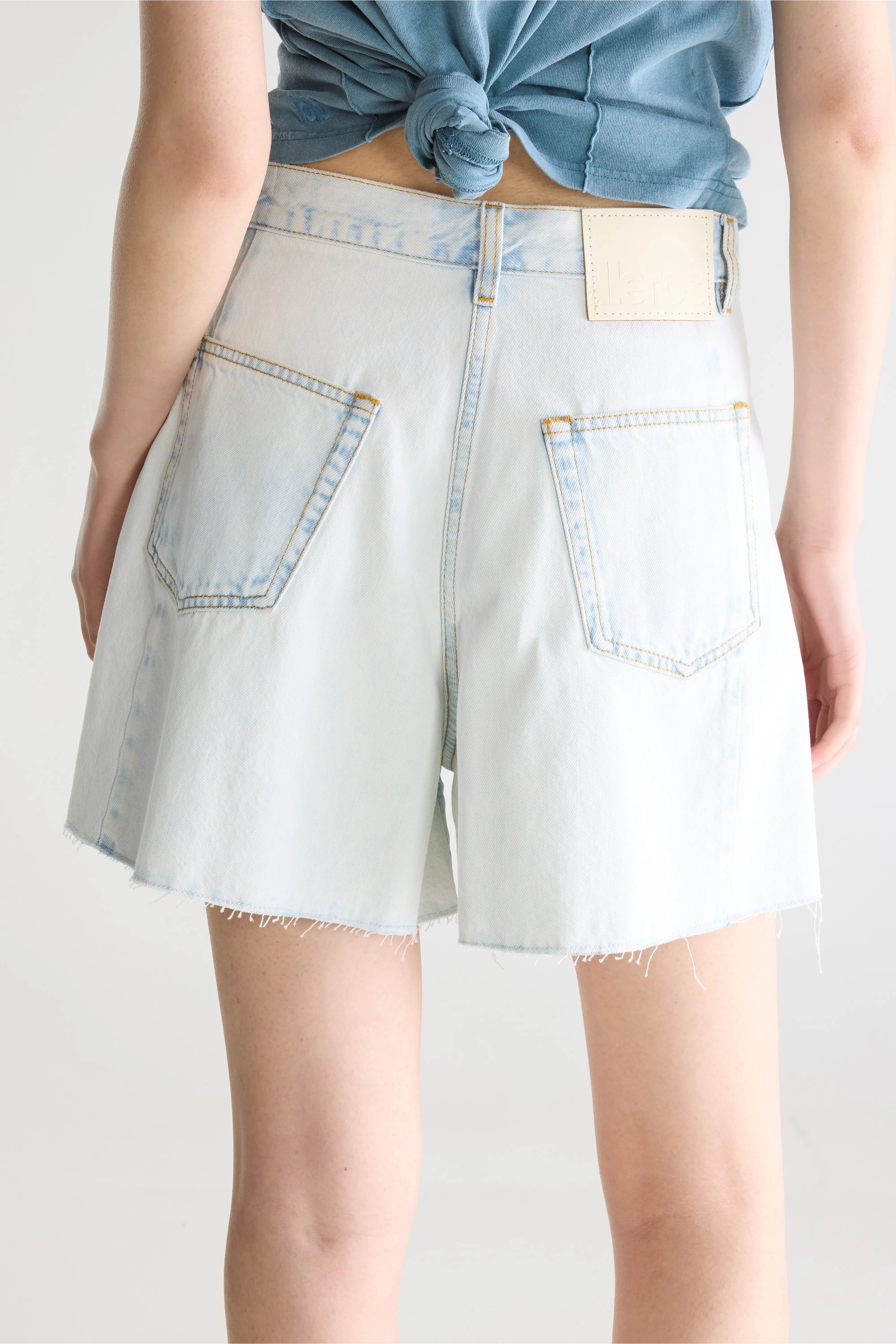 Short Large En Denim Presley - Ice bleach Pour Femme | Bellerose