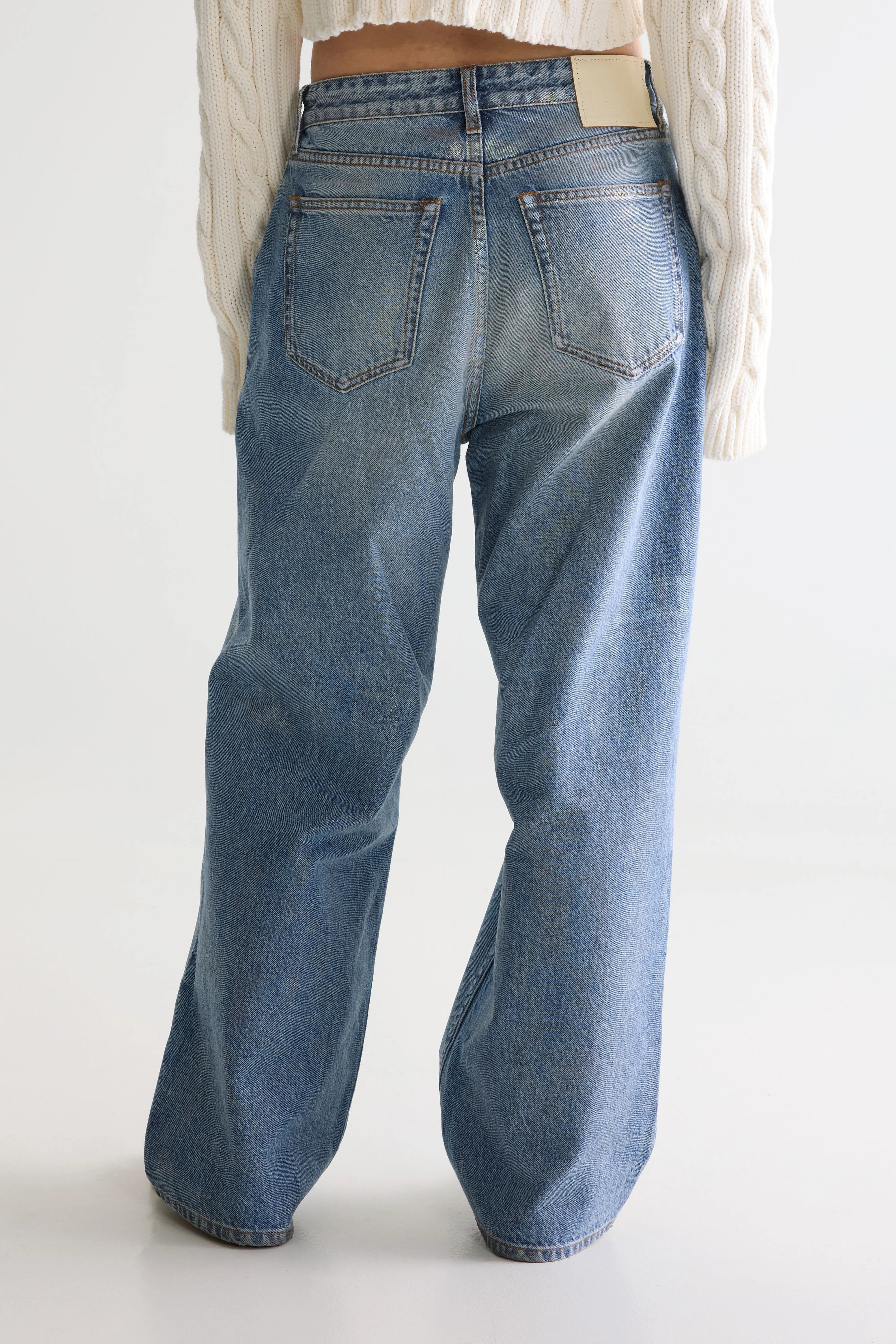 Denim N. 66 Losse Jeans - Used opale blue Voor Dames | Bellerose