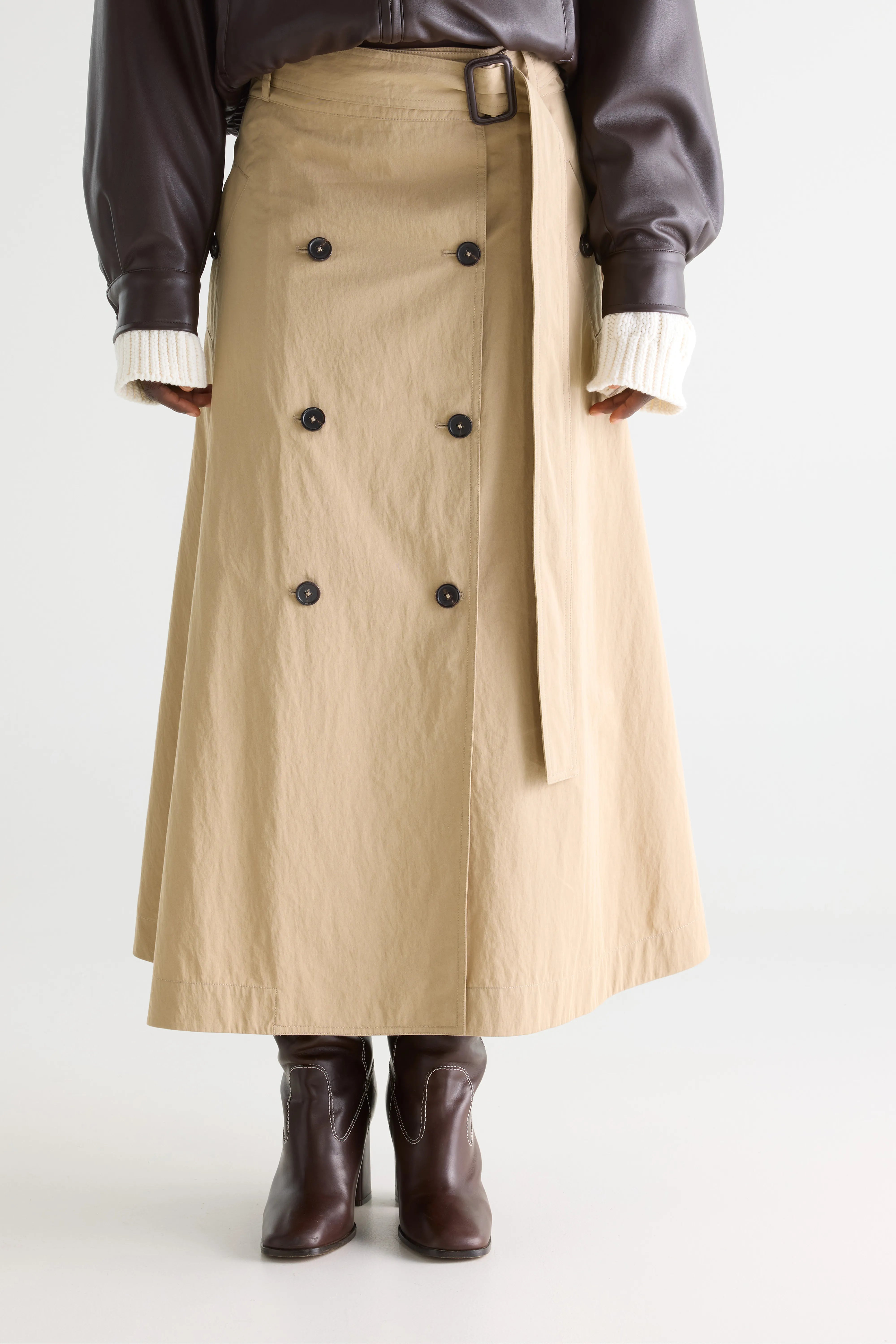 Jupes Midi Hettie - Earth Pour Femme | Bellerose