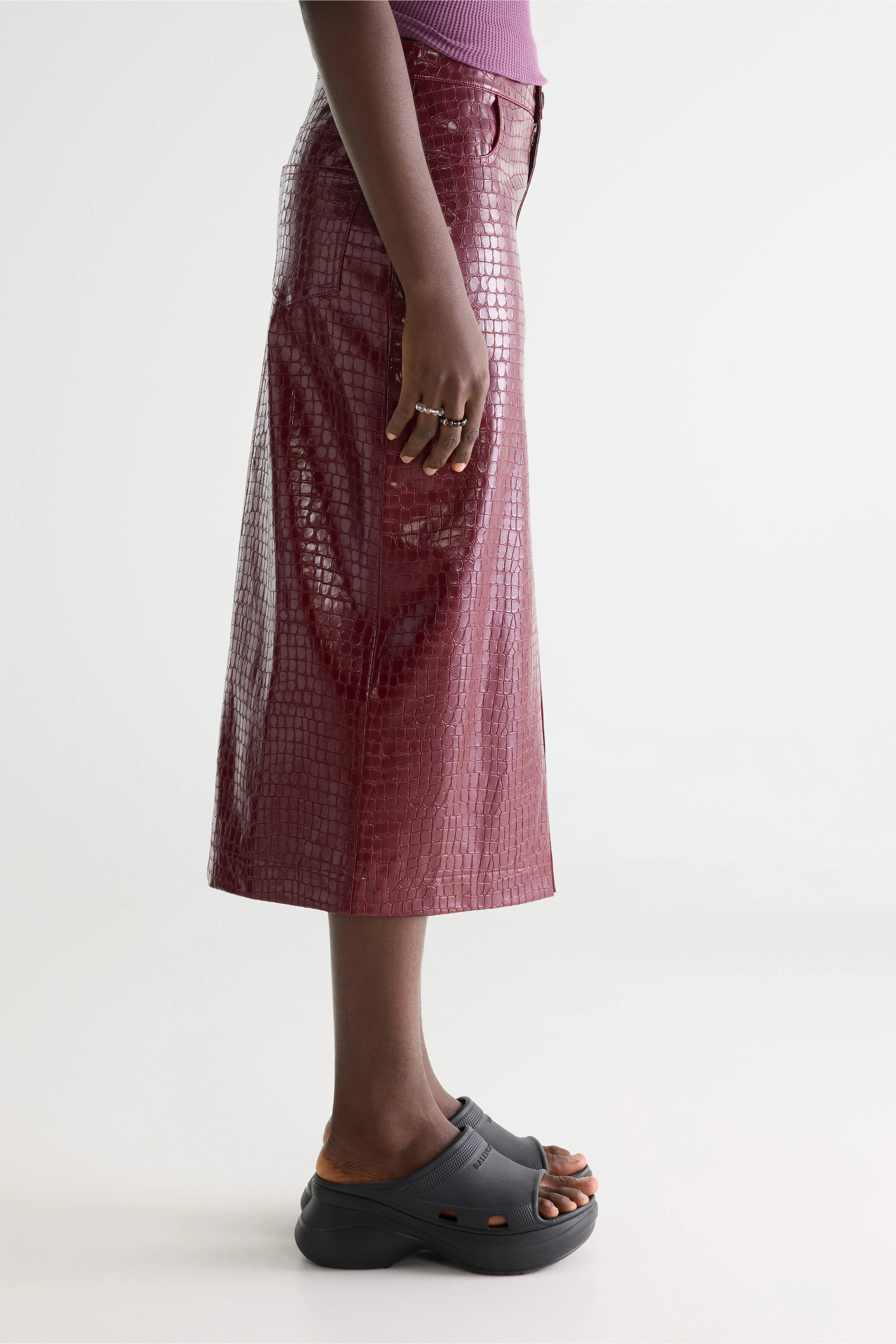 Jupe Midi Halina - Dried tomato Pour Femme | Bellerose