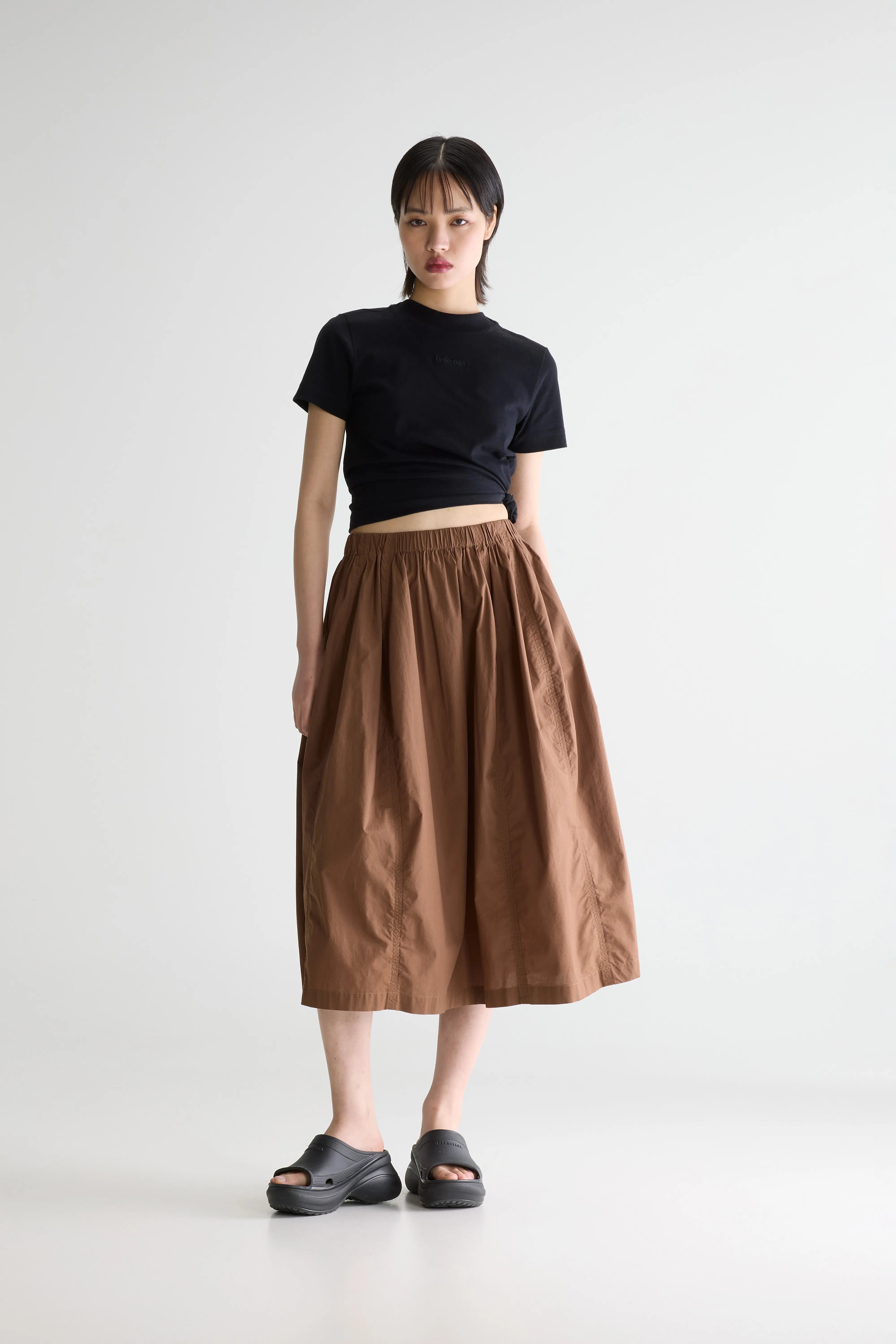 Cinley Midi-rok - Chocolate Voor Dames | Bellerose