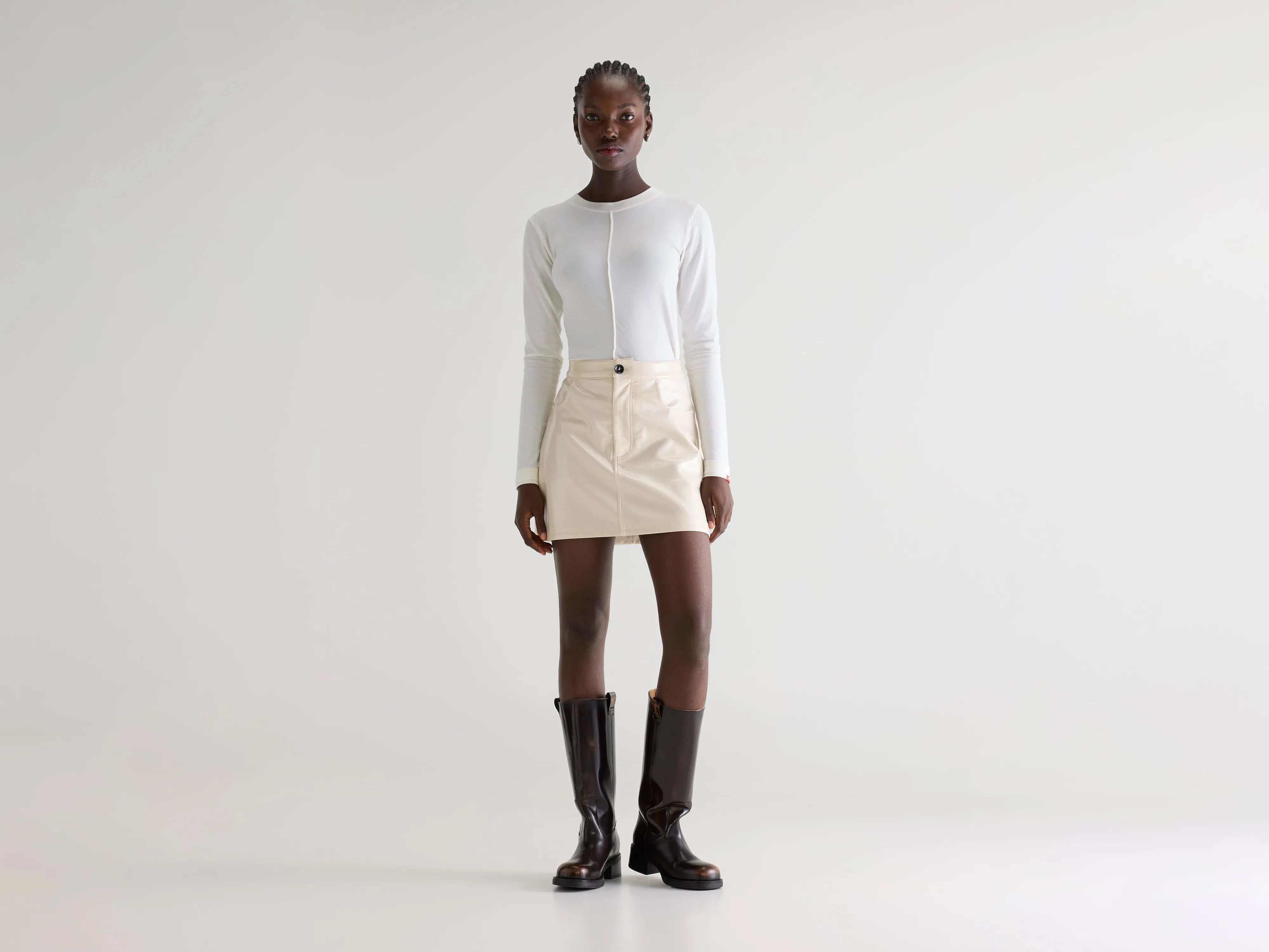 Mini-jupe Sour (261 / W / CREAM)