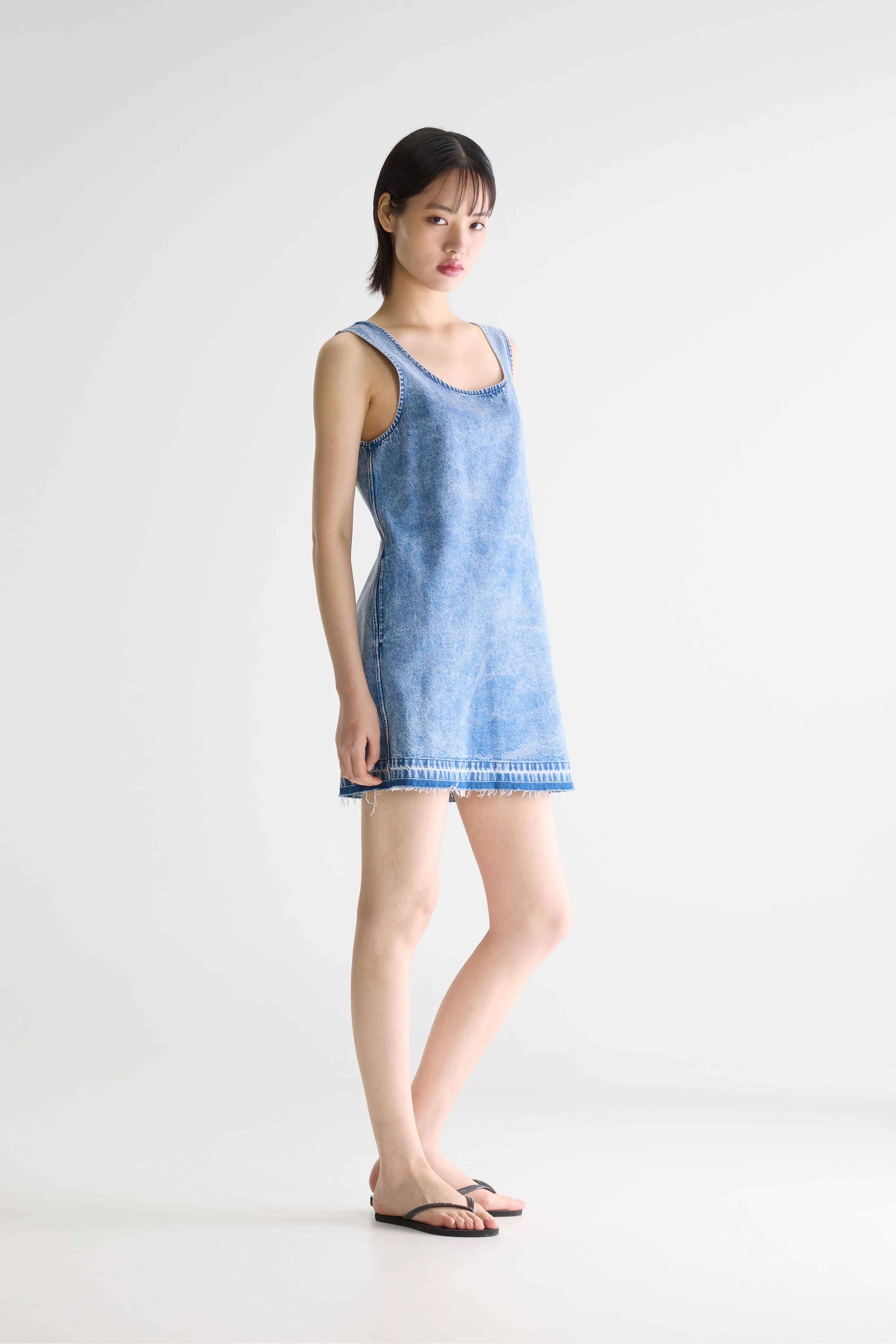 Mini-robe En Denim Junie - Blue / Vintage stone wash Pour Femme | Bellerose