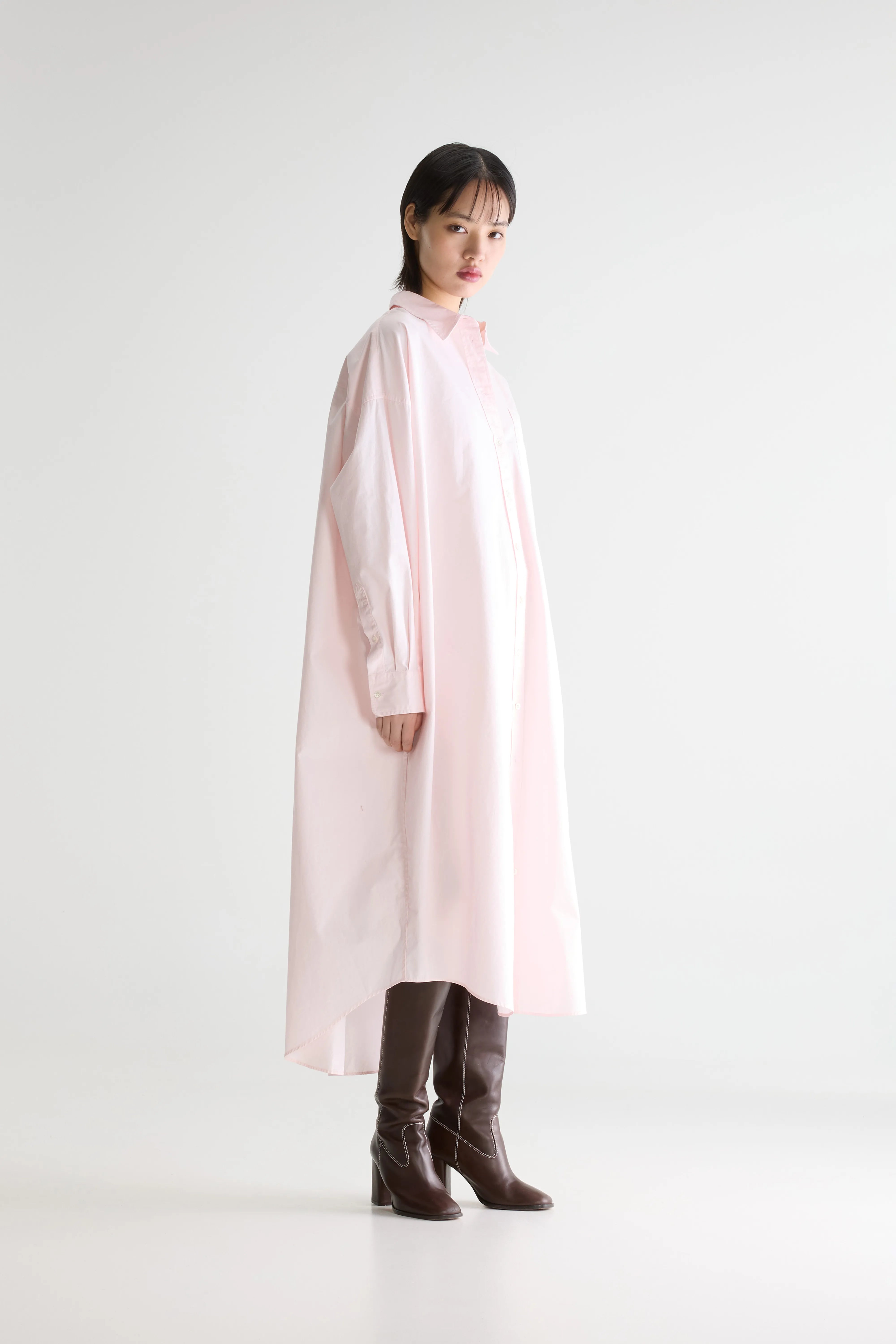 Ginnie Long Shirt Dress - Dusk For Women | Bellerose