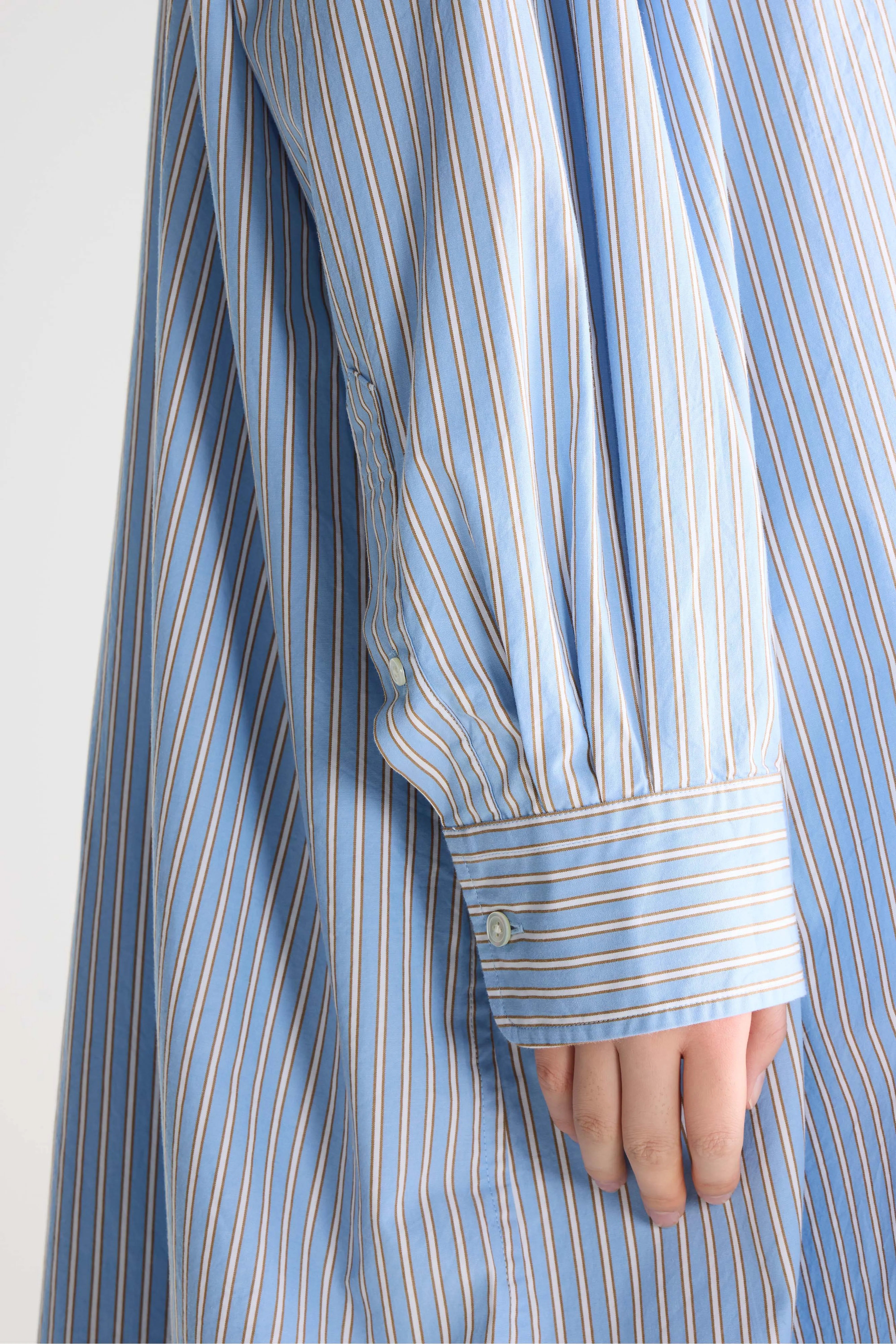 Ginnie long shirt dress (261 / W / STRIPE B)
