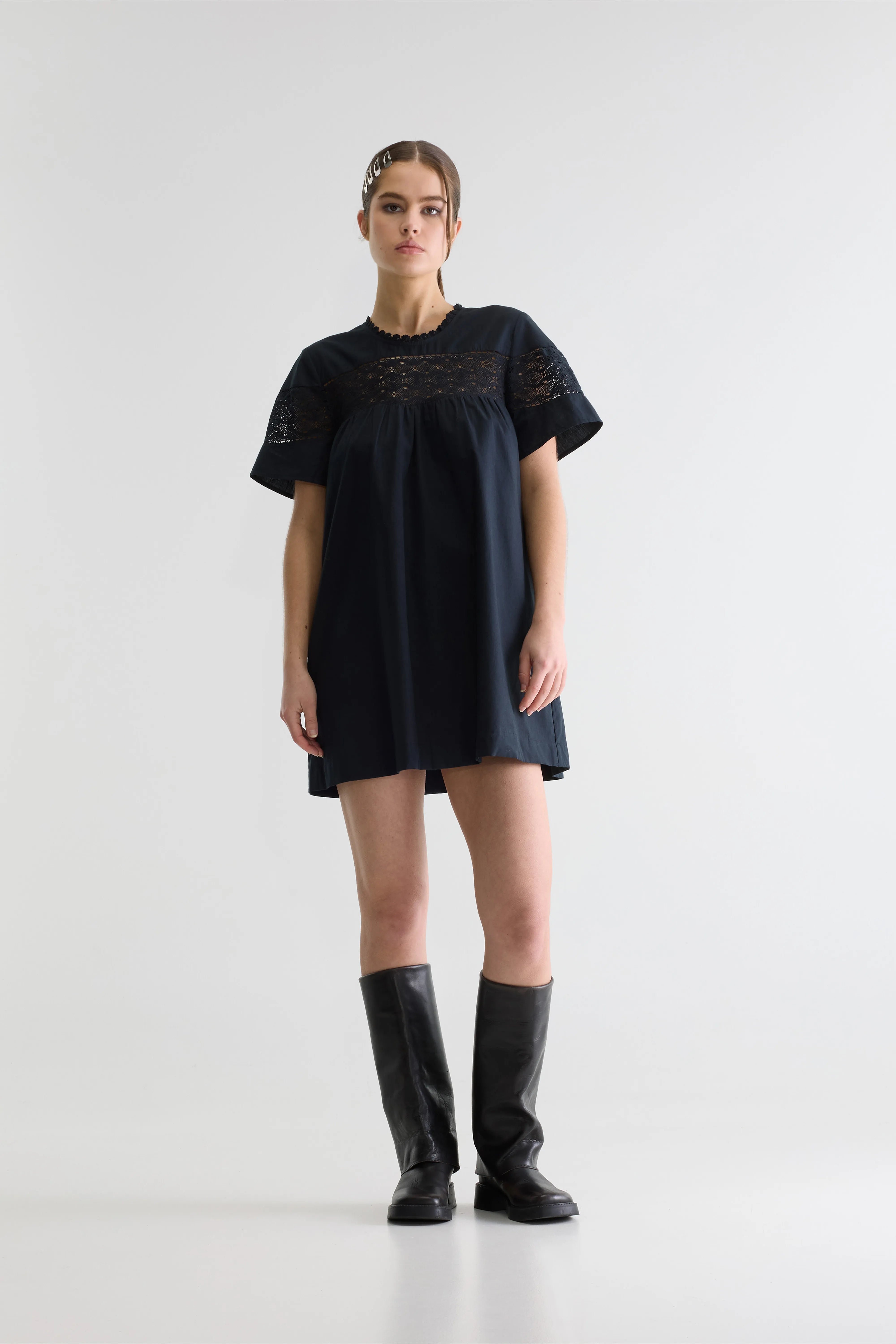 Robe Babydoll Delhi - Meteorite Pour Femme | Bellerose