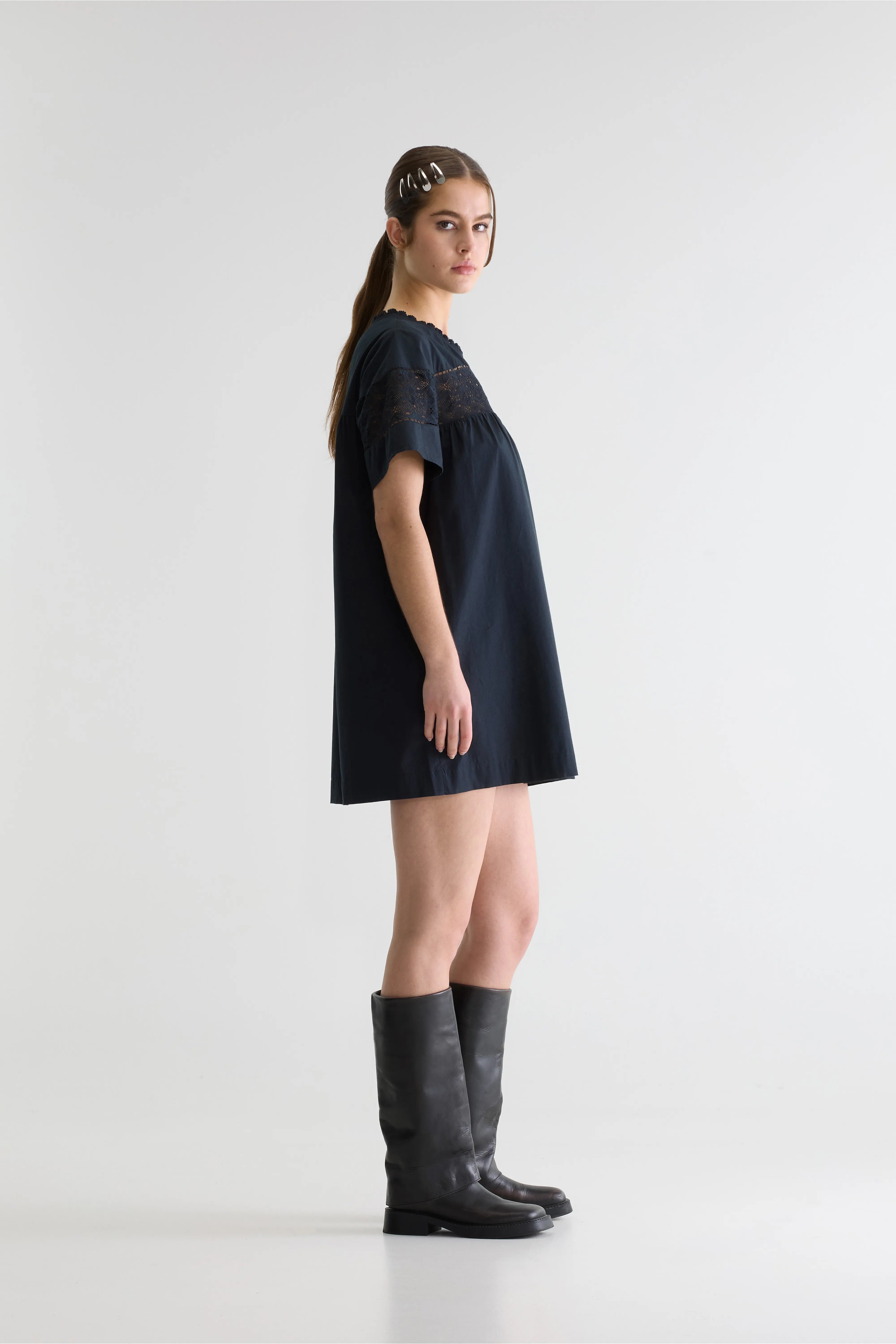 Robe babydoll Delhi (261 / W / METEORITE)